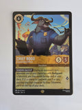 Disney Lorcana Reign of Jafar | Coldfoil | Chief Bogo Commanding Officer | #018 | Legendary
