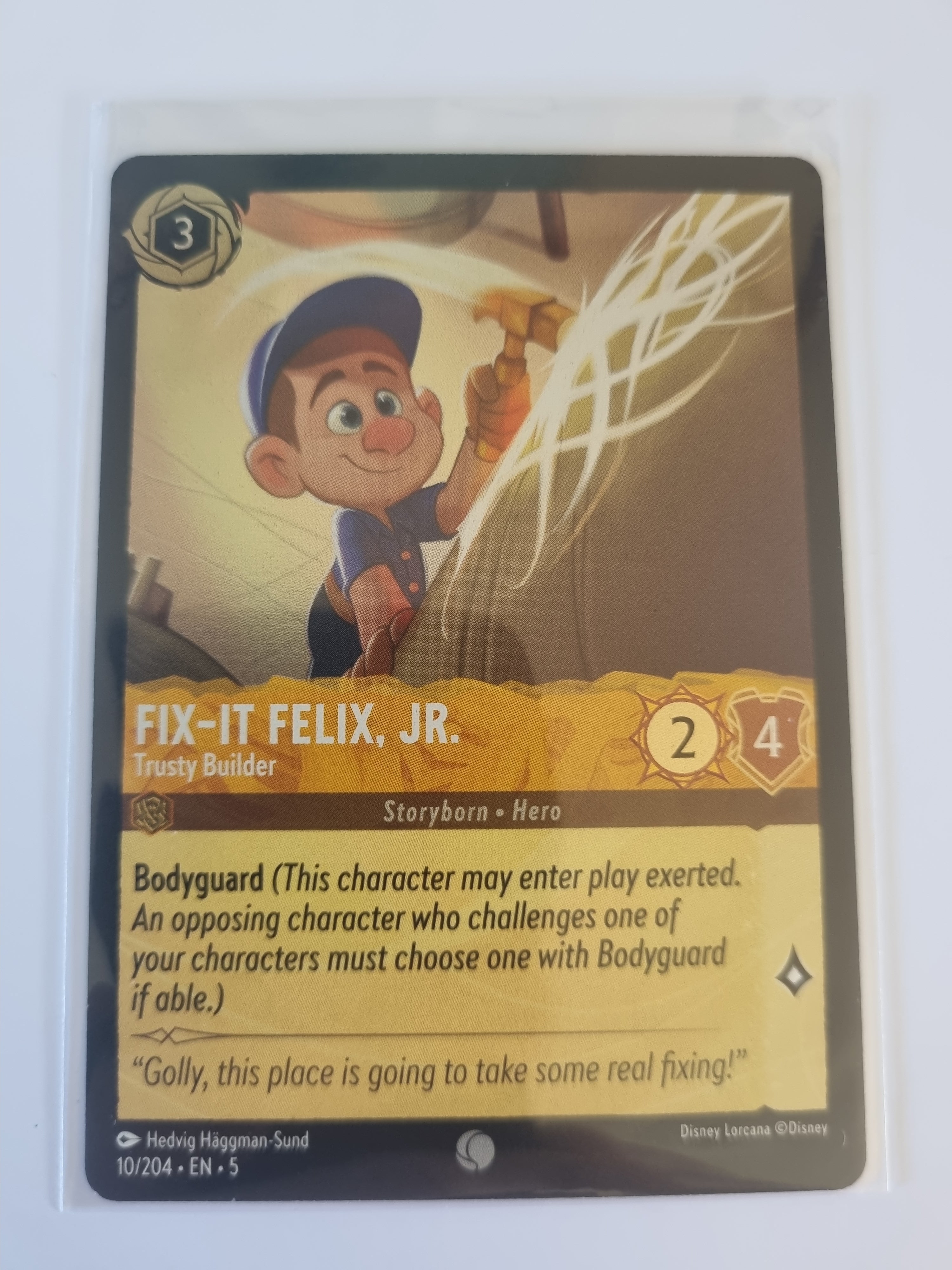 Shimmering Skies - Coldfoil - Fix-It Felix, Jr - Trusty Builder - 10/204 - Common