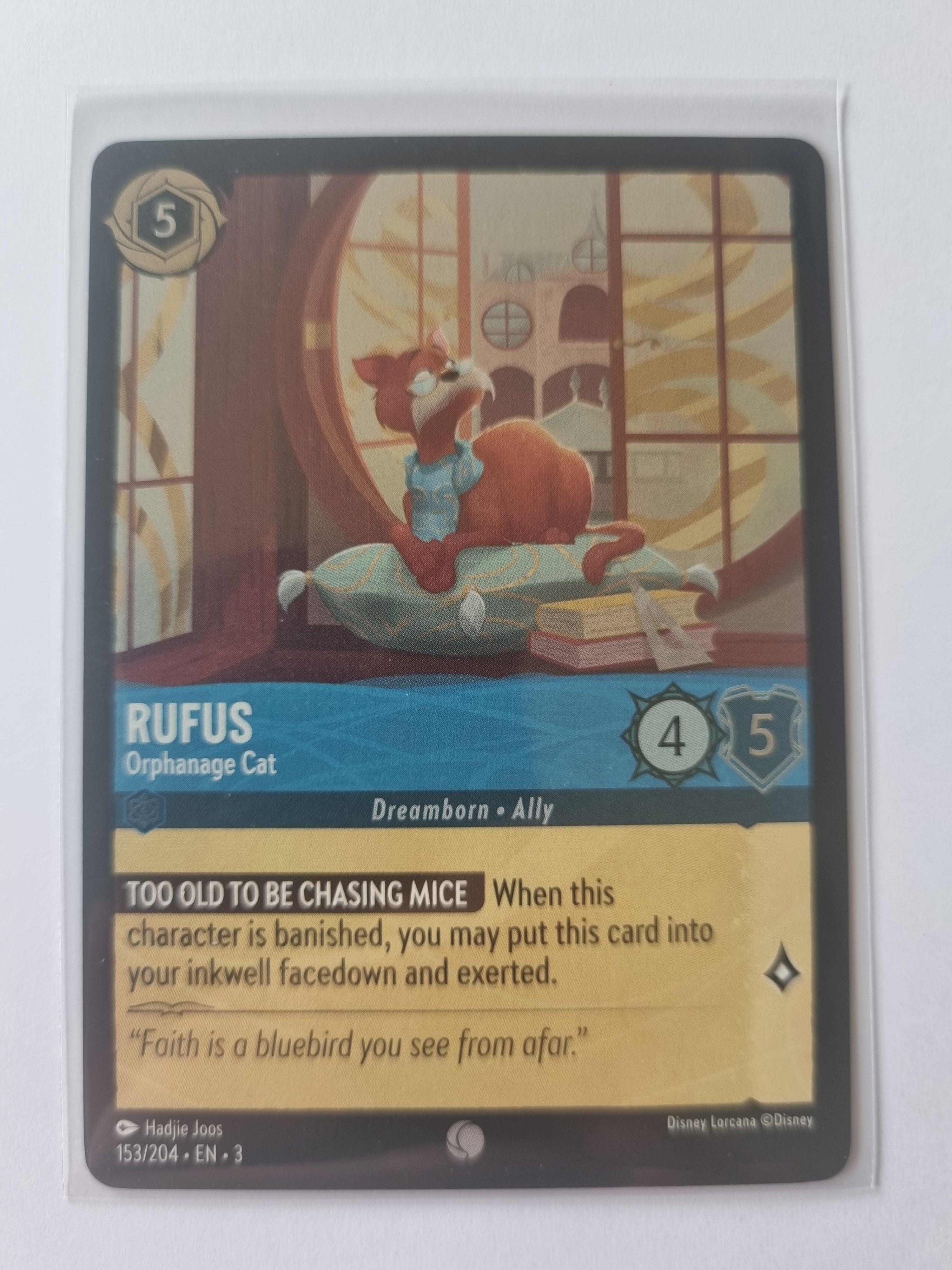 Into the Inklands - Coldfoil - Rufus - Orphanage Cat - 153/204 - Common