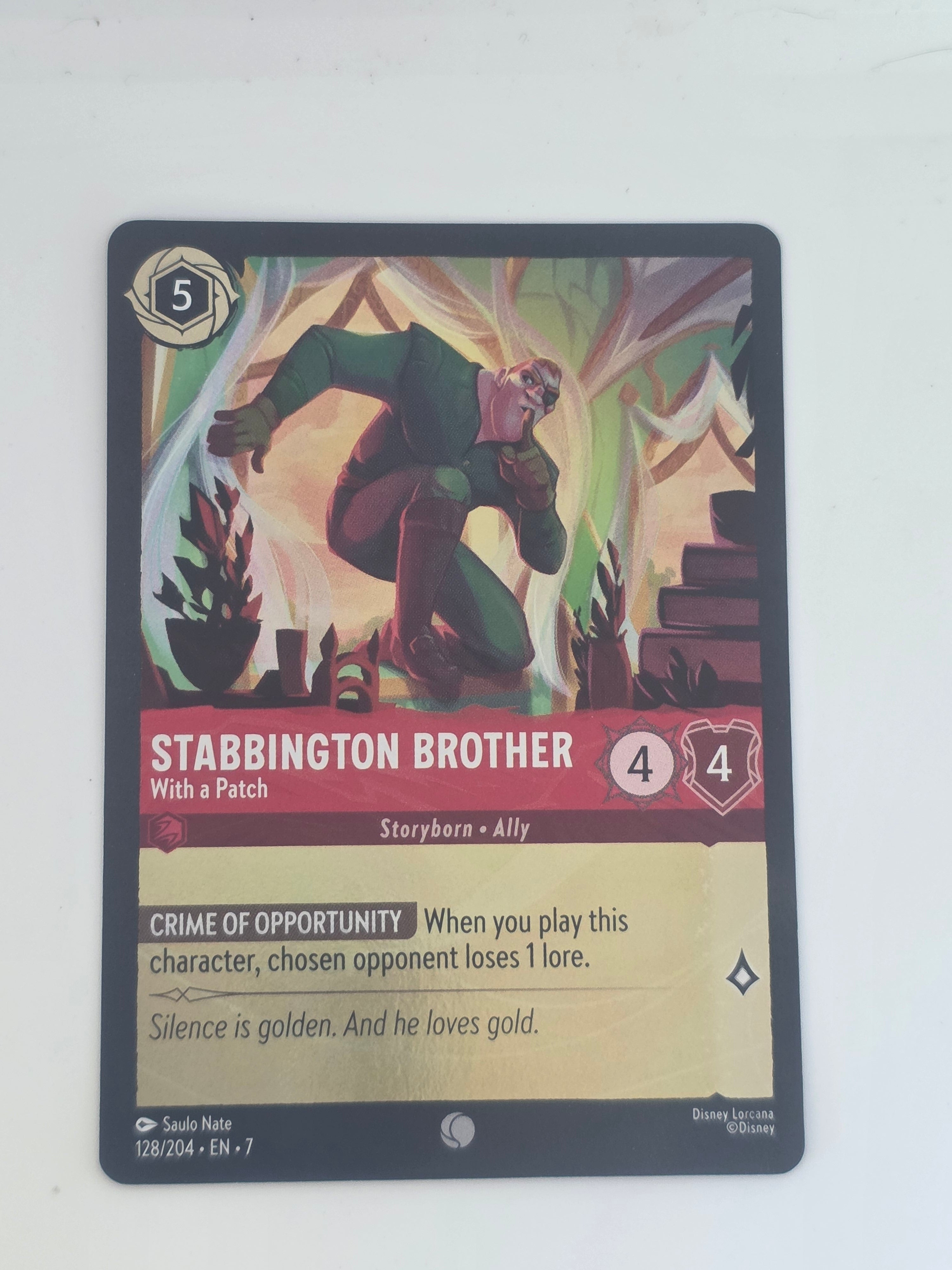 Archazias Island | COLDFOIL #128/204 Stabbington Brother - With a Patch | Common
