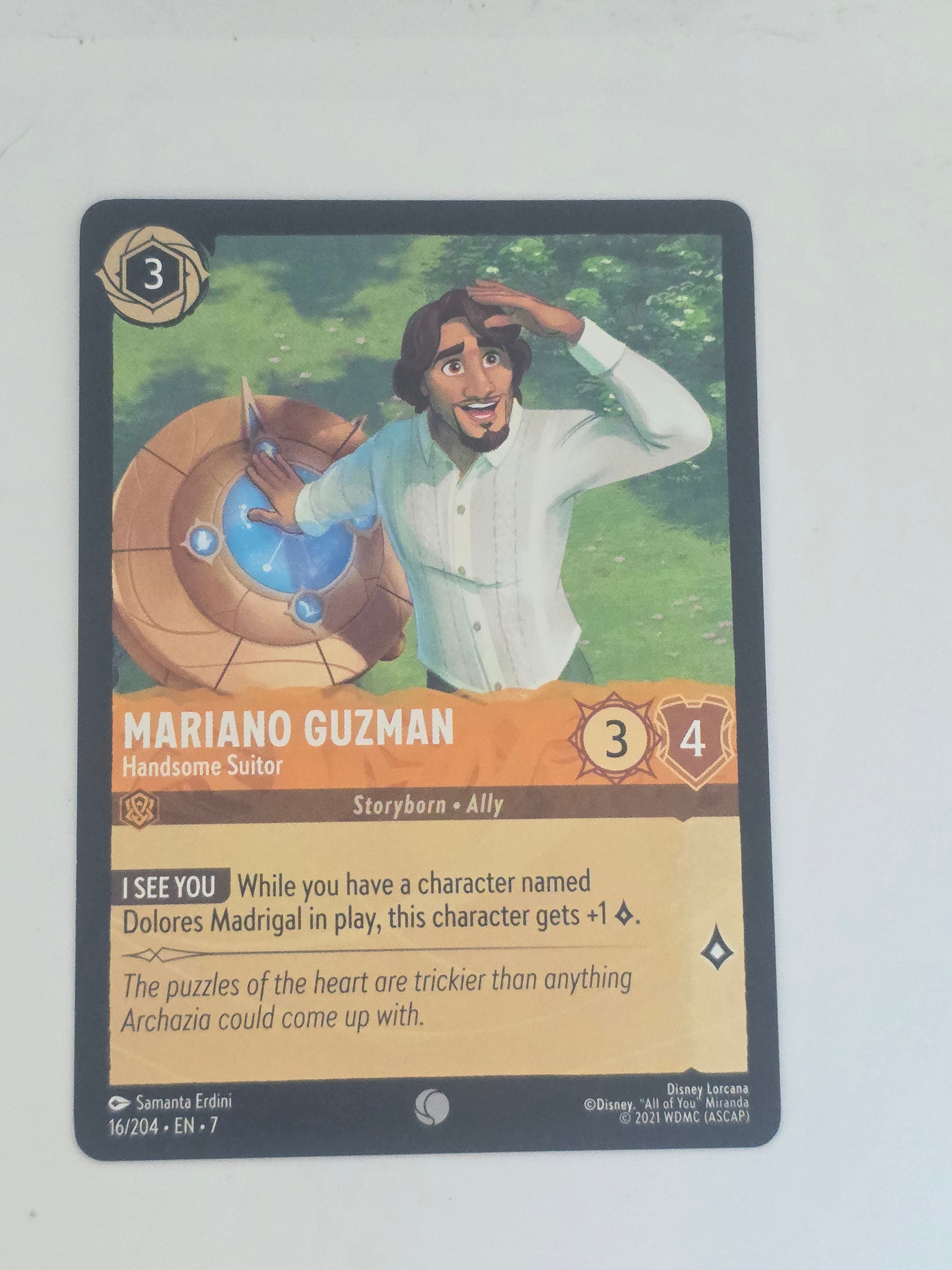 Lorcana | Archazia's Island | #16/204 | Mariano Guzman Handsome Suitor | Common
