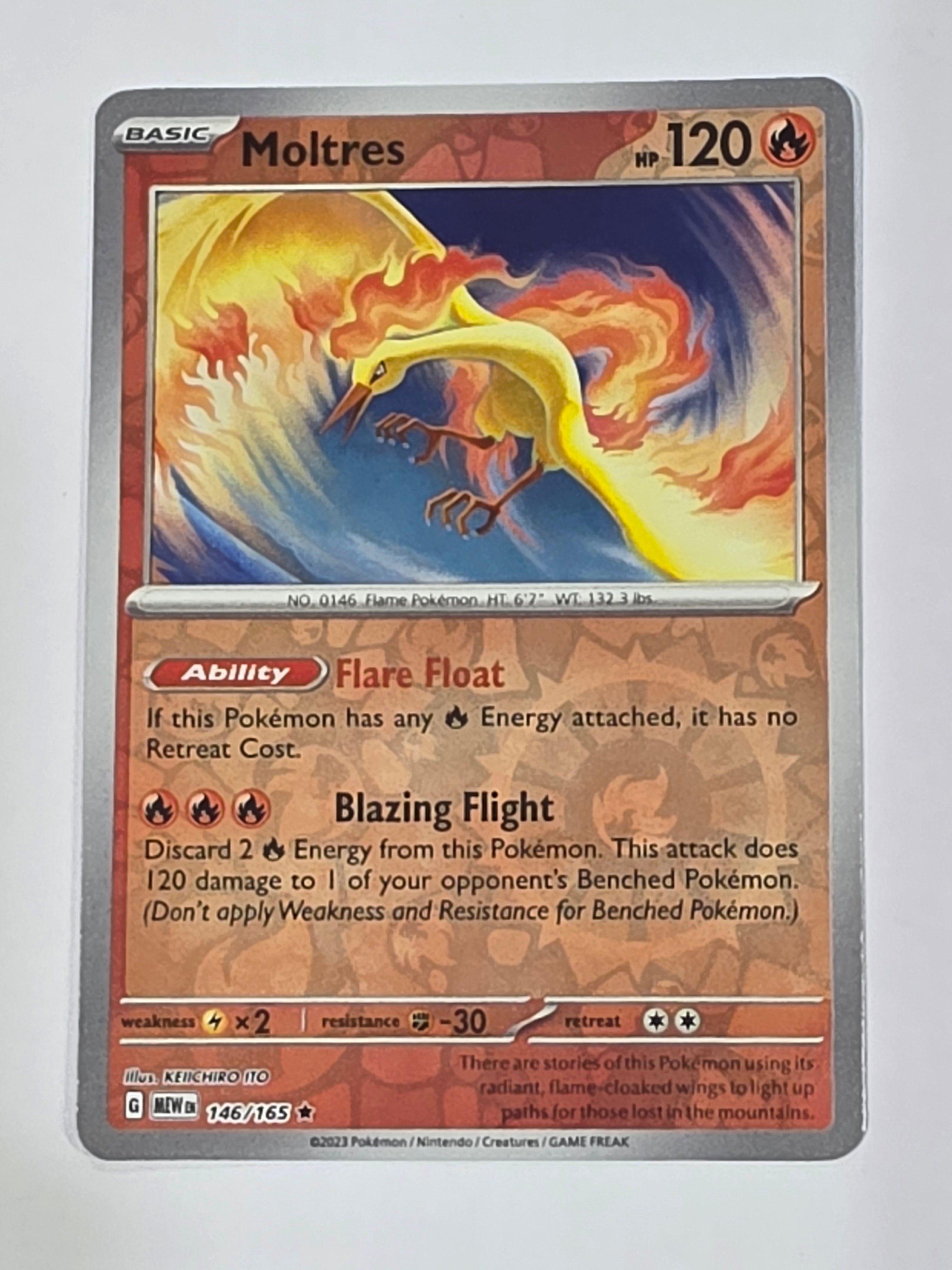 Pokemon TCG - Pokemon 151 - #146/165 - Reverse Holo - Moltres - Rare