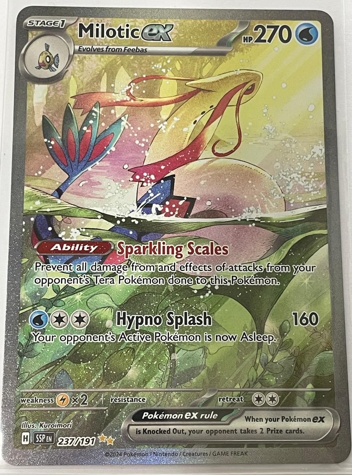 Pokemon TCG - Surging Sparks - #237/191 - Milotic EX - Special Illustration Rare