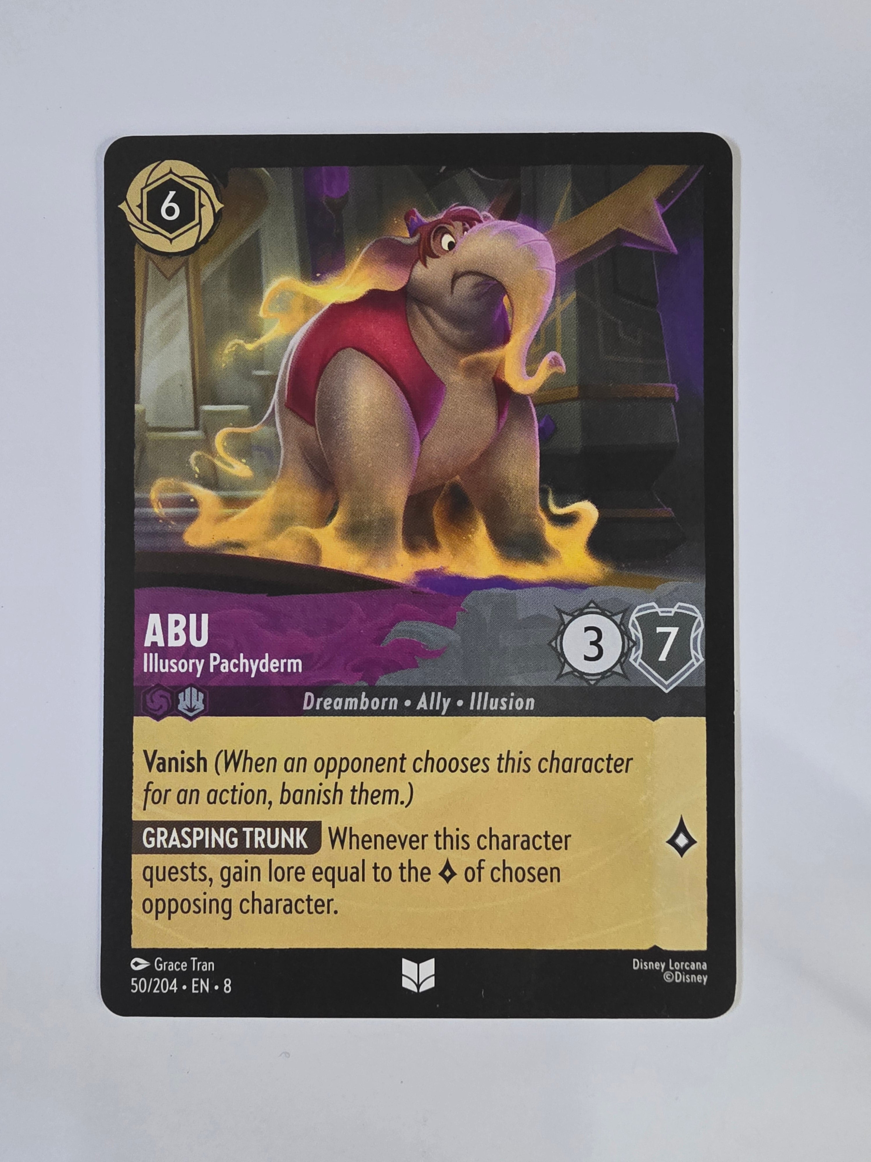 Disney Lorcana Reign of Jafar | Abu Illusory Pachyderm | #050 | Uncommon