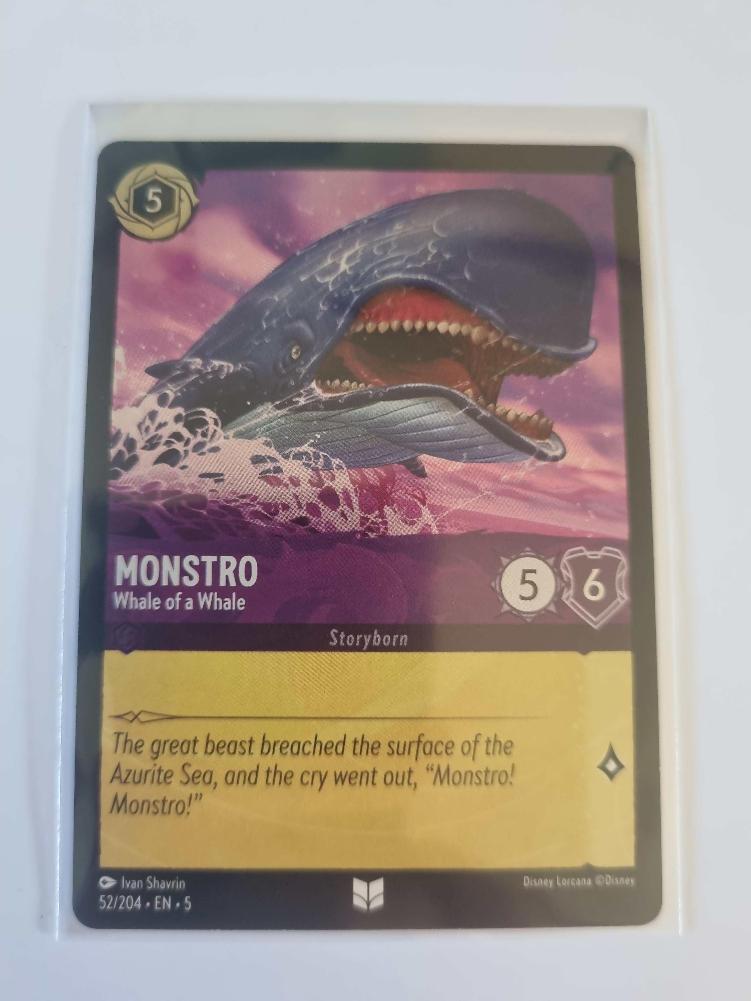 Shimmering Skies - Coldfoil - Monstro - Whale of a Whale - 52/204 - Uncommon