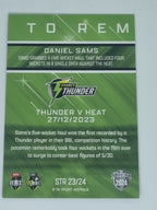 2024-25 LUXE Cricket - Season to Remember - #STR23 - Daniel Sams - Thunder