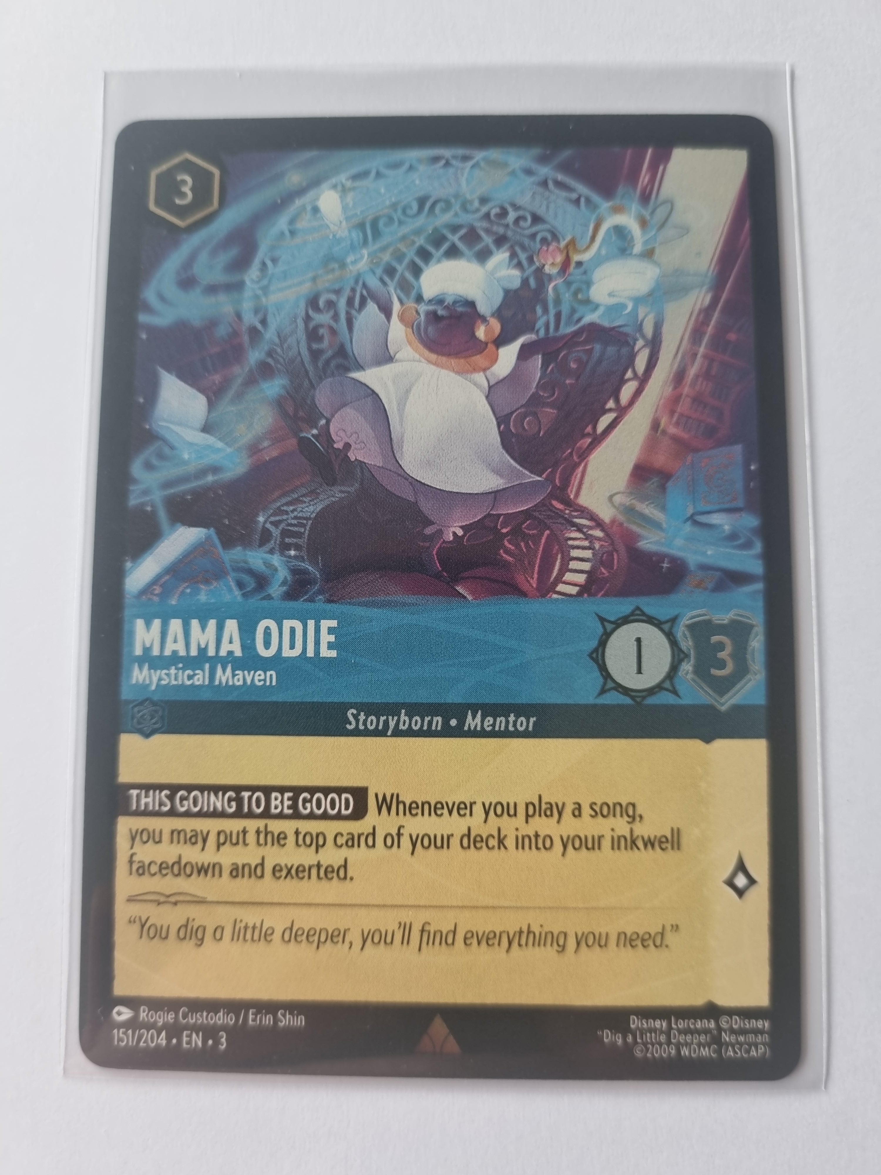 Into the Inklands - Coldfoil - Mama Odie - Mystical Maven - 151/204 - Rare