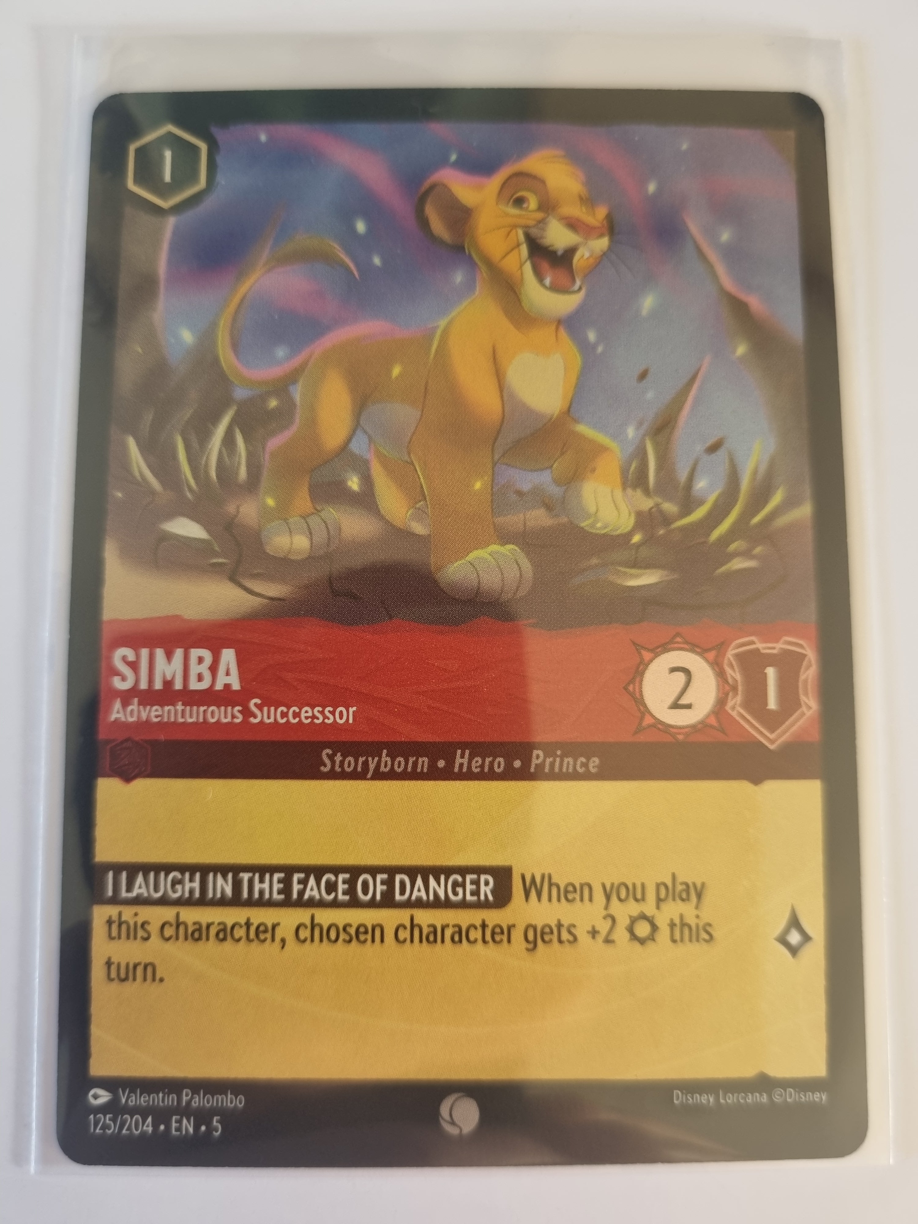Shimmering Skies - Coldfoil - Simba - Adventurous Successor - 125/204 - Common