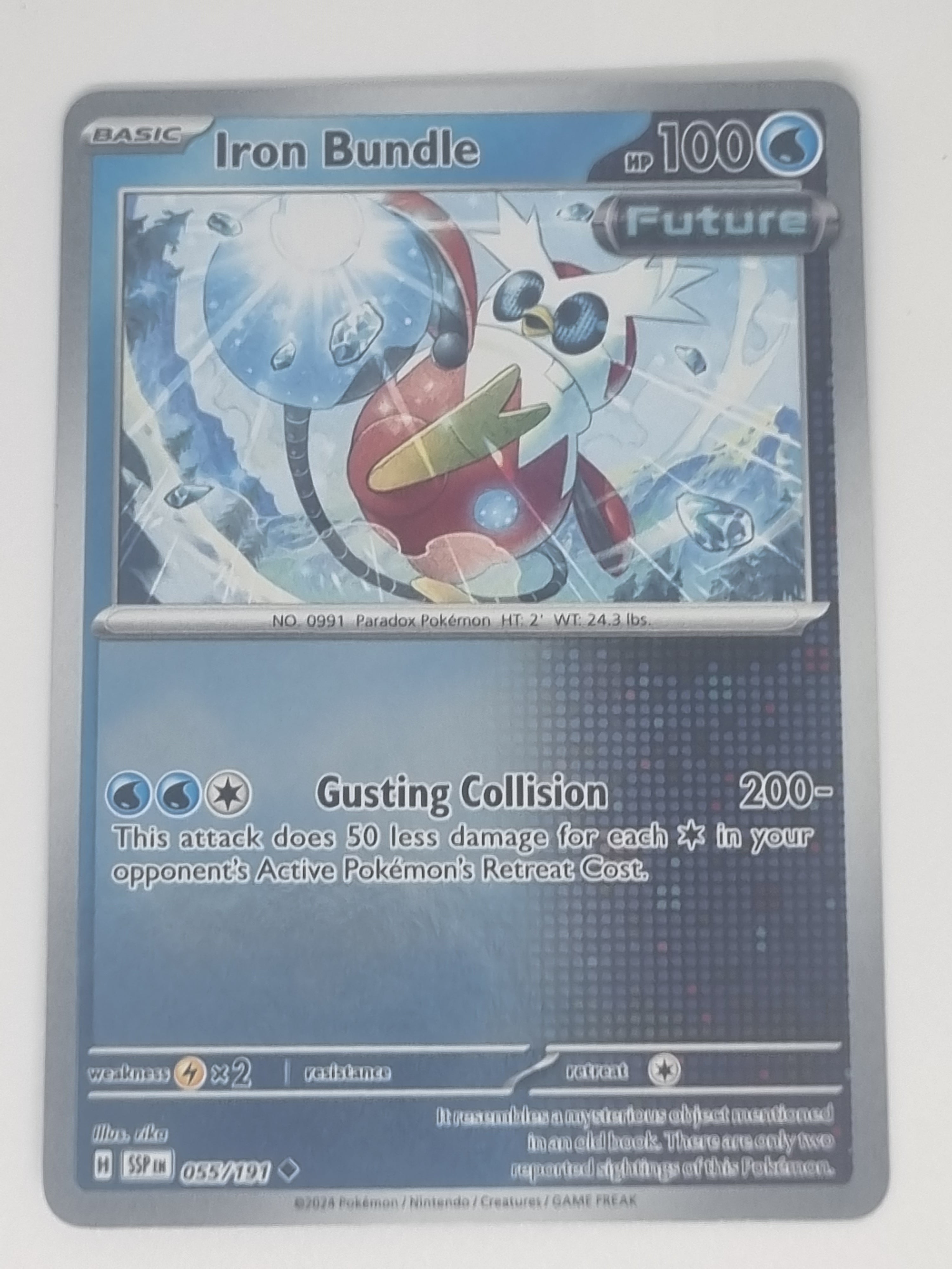 Pokemon TCG - Surging Sparks - #055/191 - Reverse Holo - Iron Bundle - Uncommon