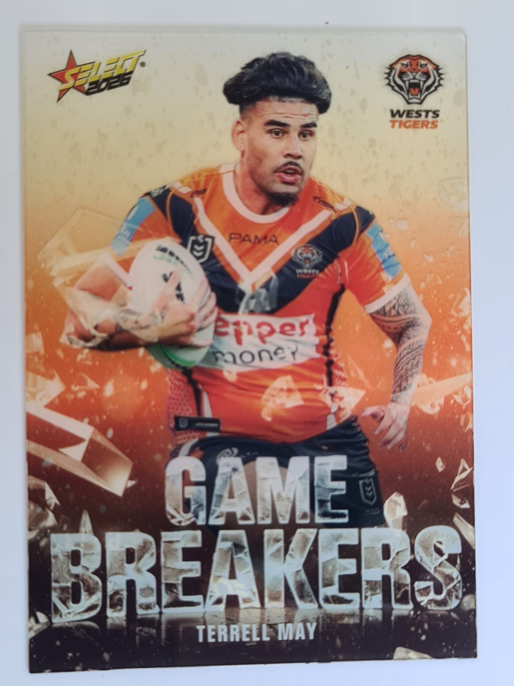 NRL 2026 League Heroes | Gamebreakers | #GB132 | Terrell May | Wests Tigers