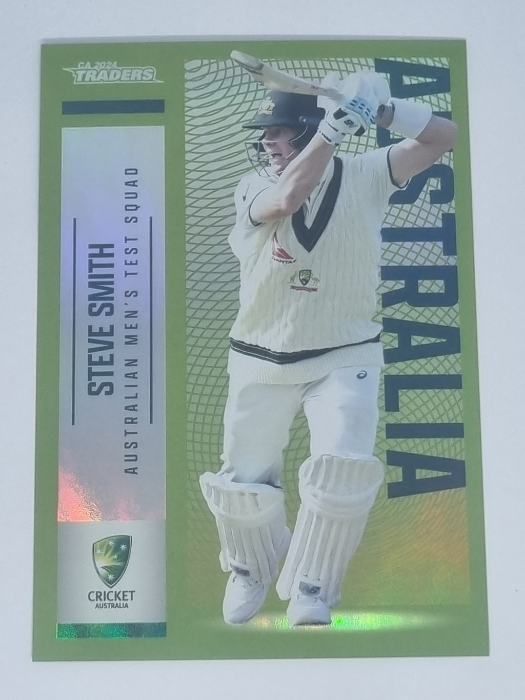 2024-25 LUXE Cricket Traders - Parallel - #P009 - Steve Smith - Aust Test