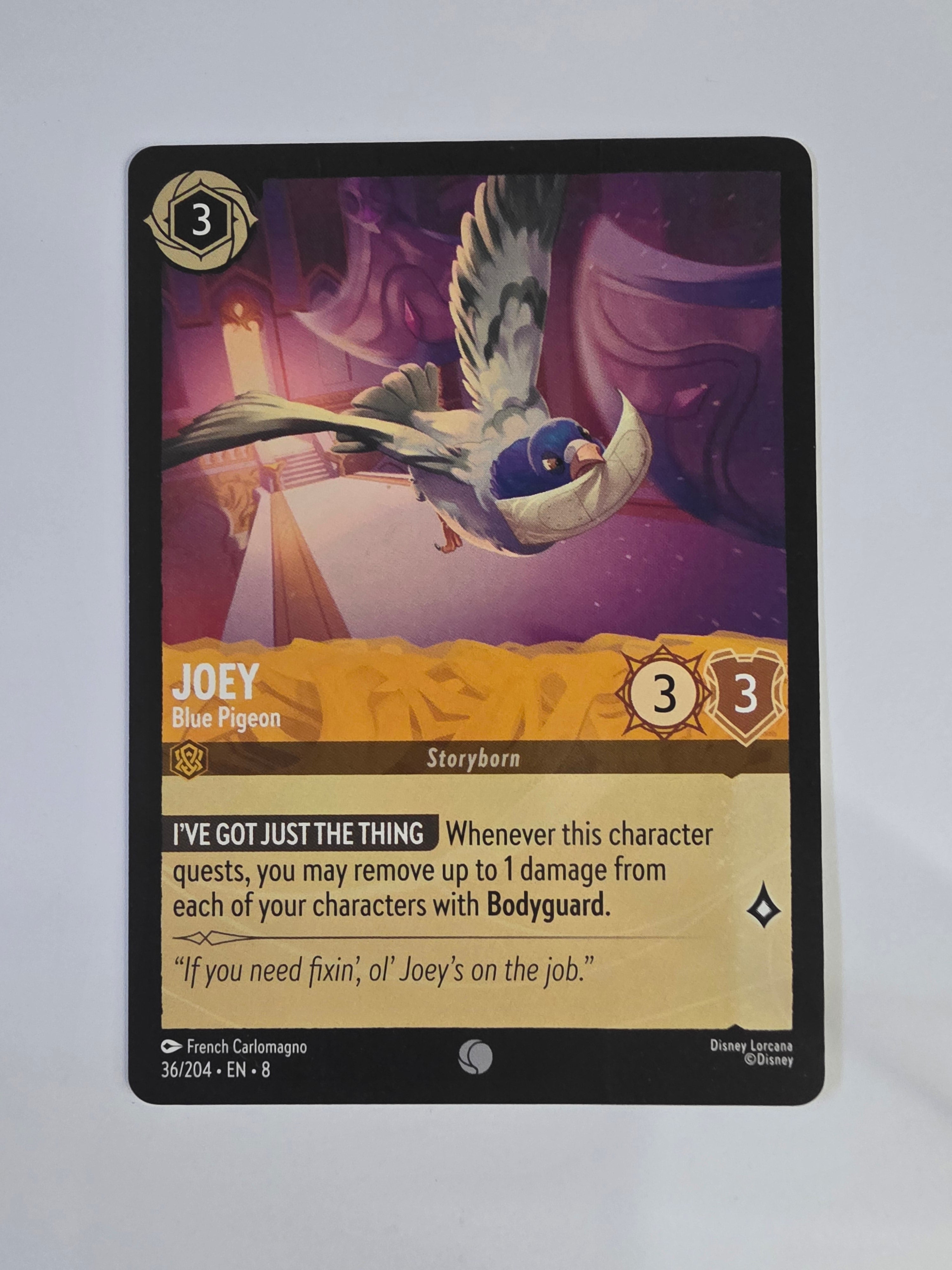 Disney Lorcana Reign of Jafar | Joey Blue Pigeon | #036 | Common