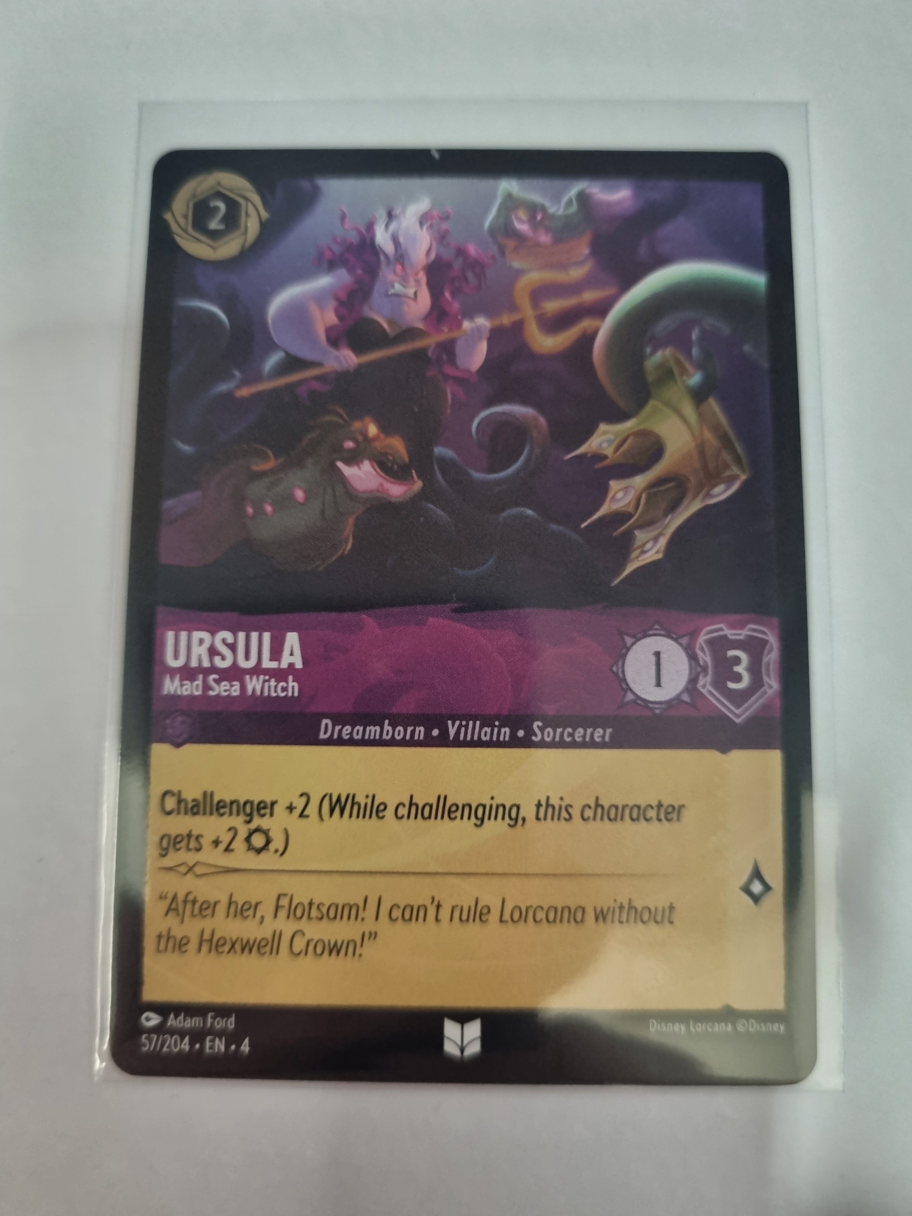 Ursula's Return - Coldfoil - Ursula - Mad Sea Witch - 57/204 - Uncommon