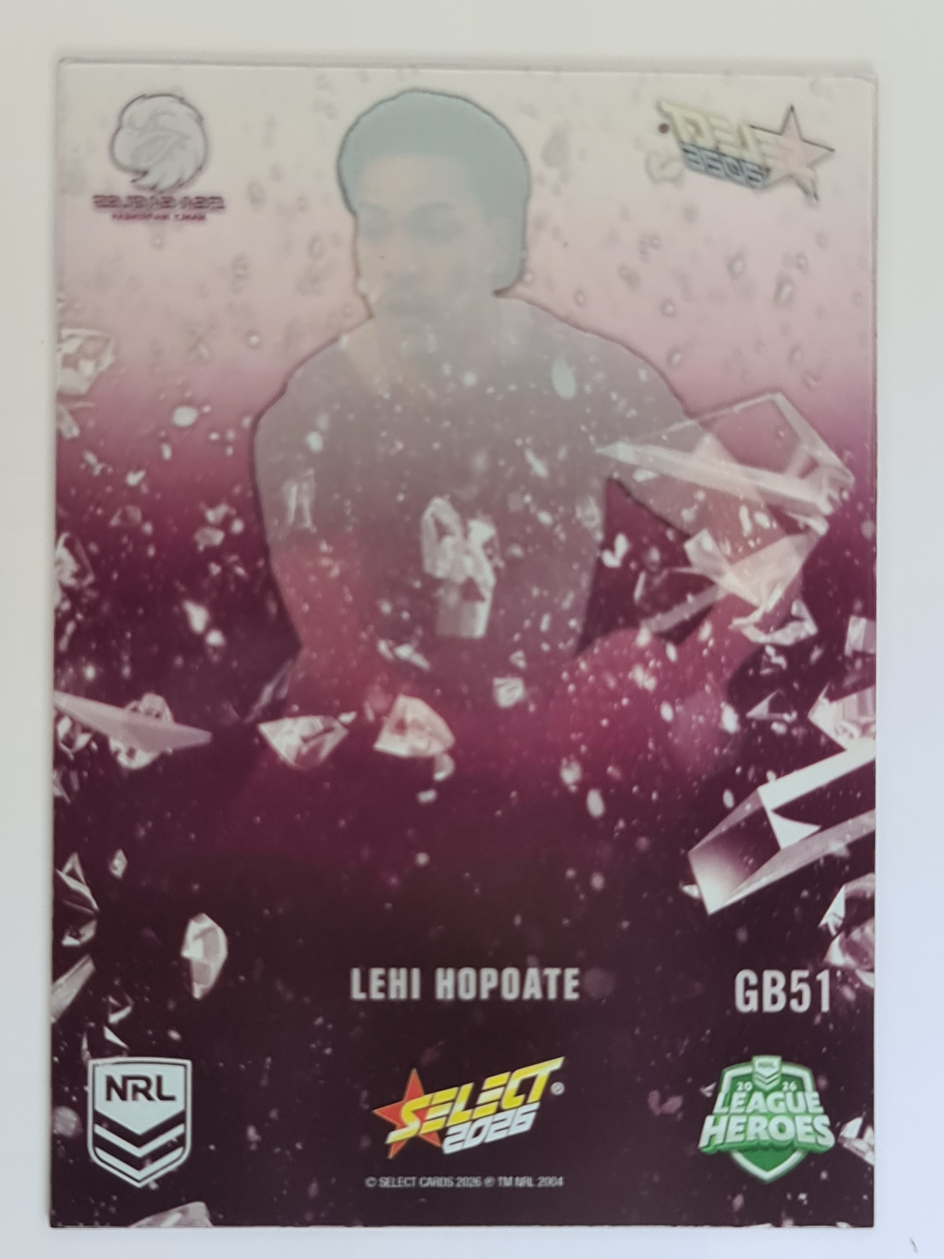 NRL 2026 League Heroes | Gamebreakers | #GB51 | Lehi Hopoate | Manly Sea Eagles