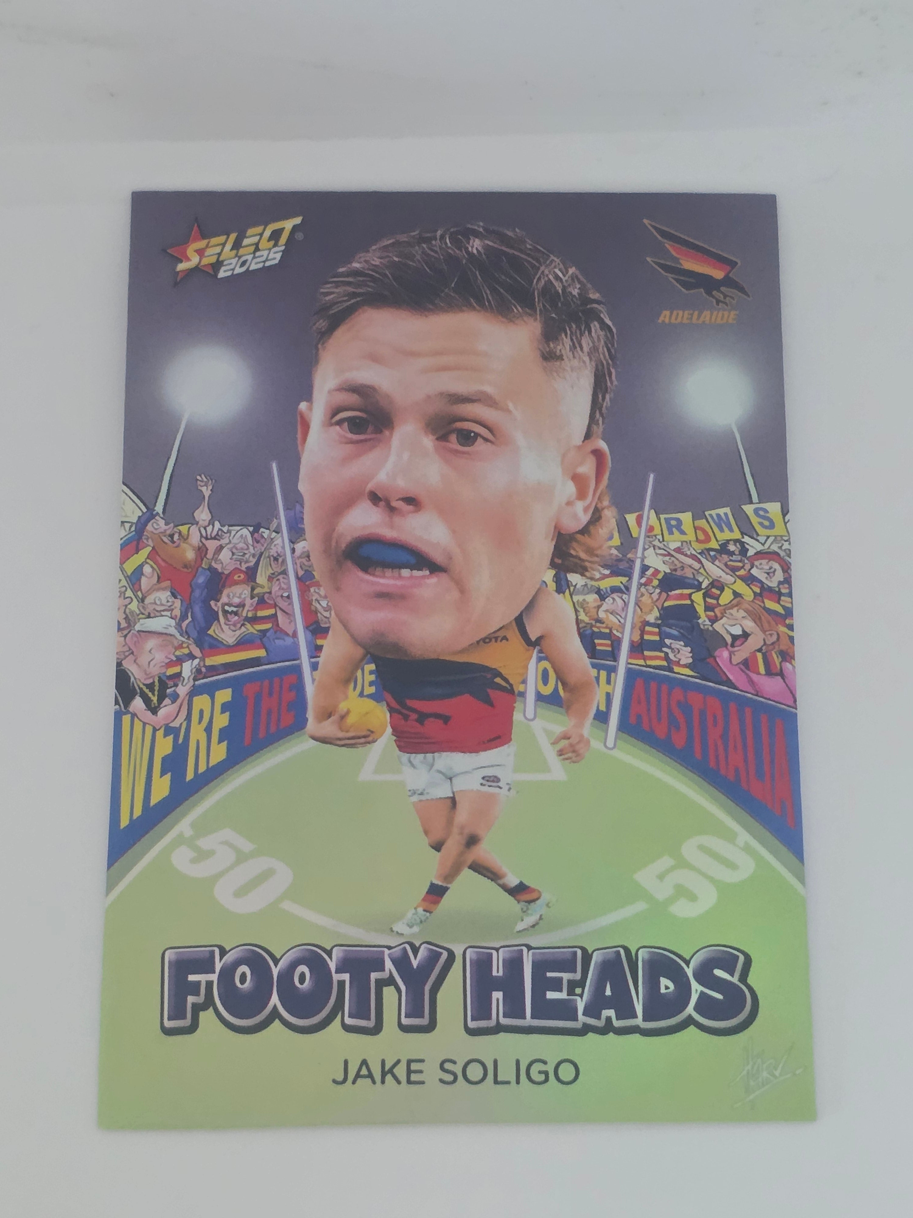 AFL Footy Stars 2025 | Footy Heads | #FH6 | J. Solgio | Adelaide Crows