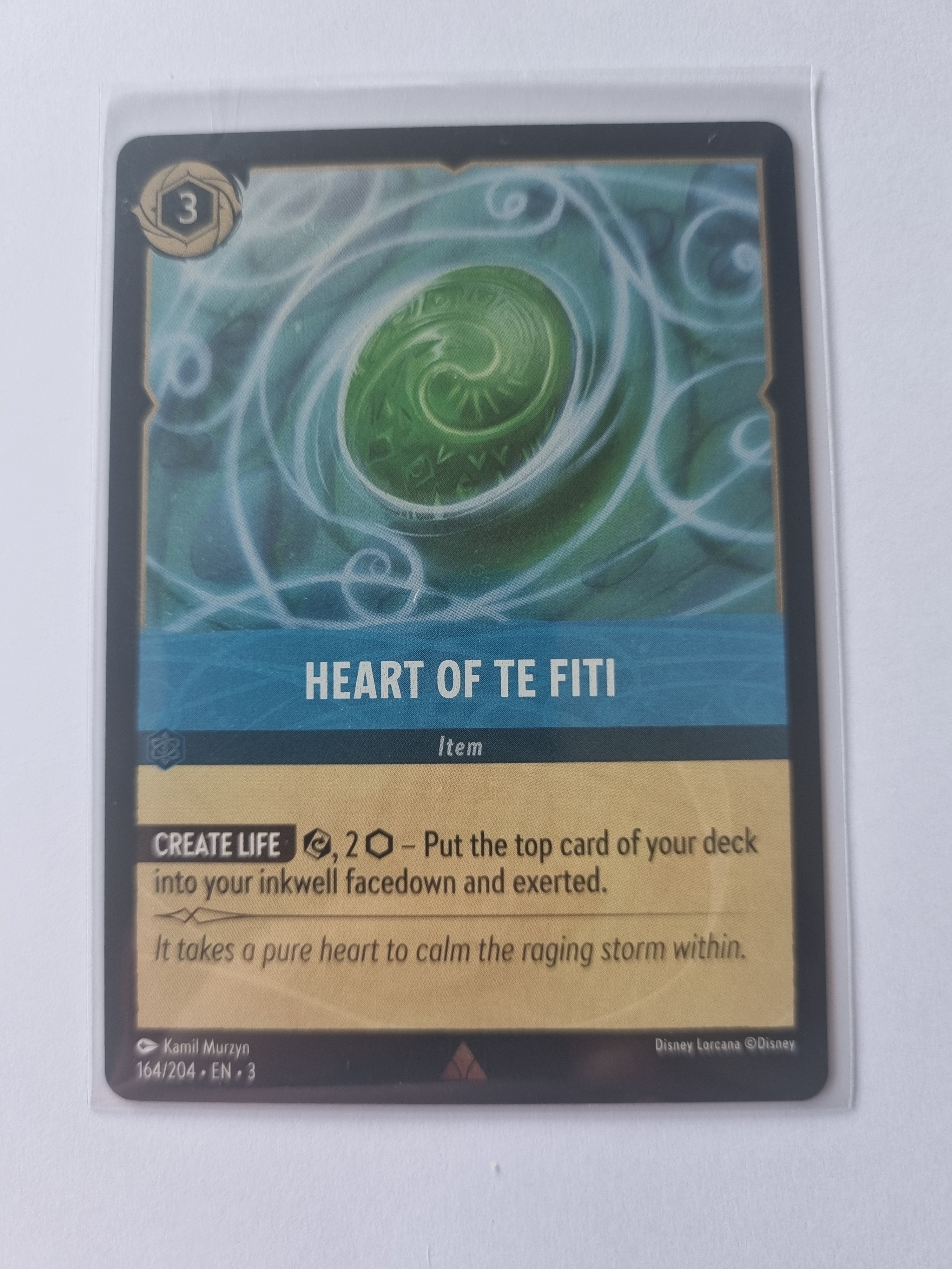 Into the Inklands - Coldfoil - Heart of Te Fiti - 164/204 - Rare