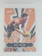 AFL Footy Stars 2025 Luminous Thunderbolt Gold #LT94 S. Taylor GWS #058/399