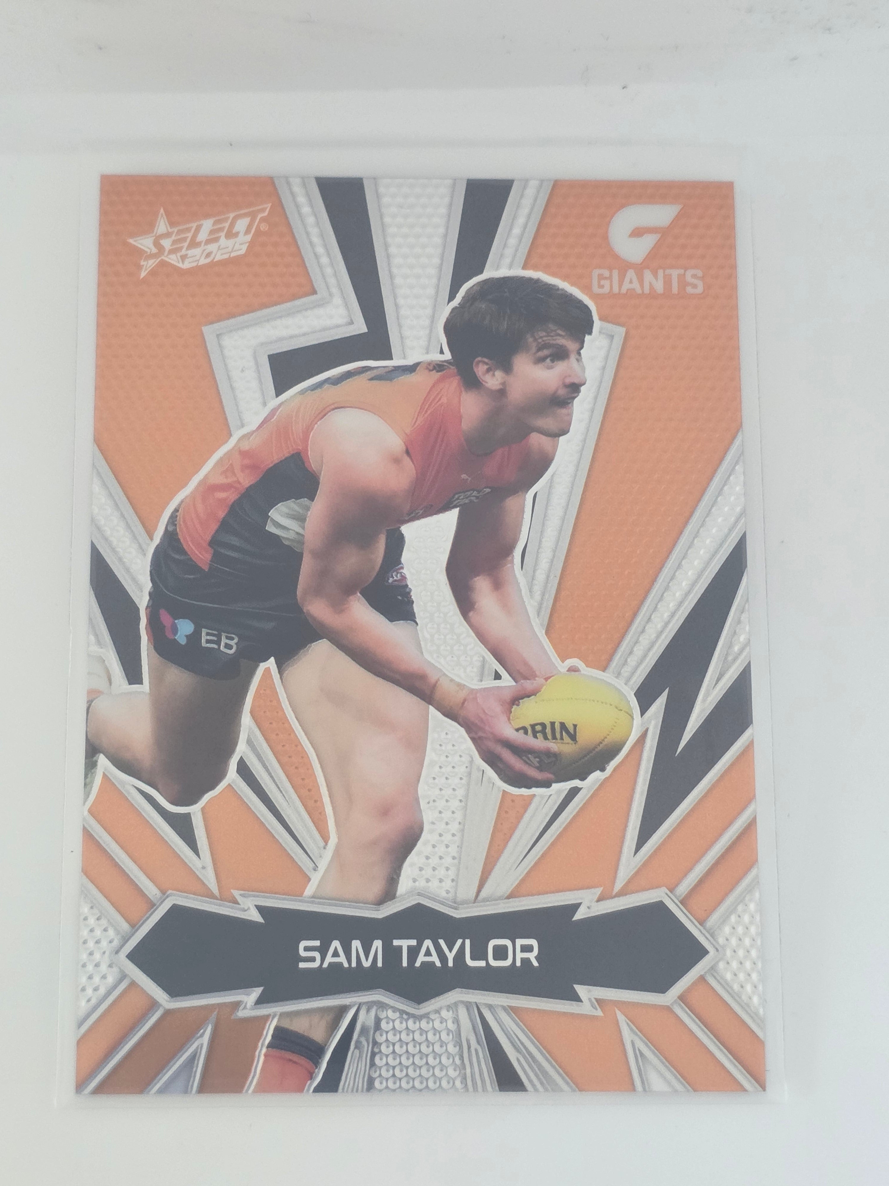 AFL Footy Stars 2025 Luminous Thunderbolt Gold #LT94 S. Taylor GWS #058/399