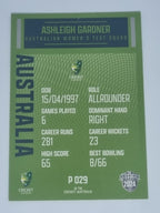 2024-25 LUXE Cricket Traders - Parallel - #P029 - Ashleigh Gardner - Aust Test