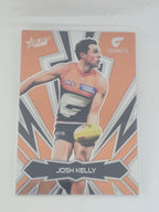 AFL Footy Stars 2025 Luminous Thunderbolt Gold #LT93 J. Kelly GWS #098/399
