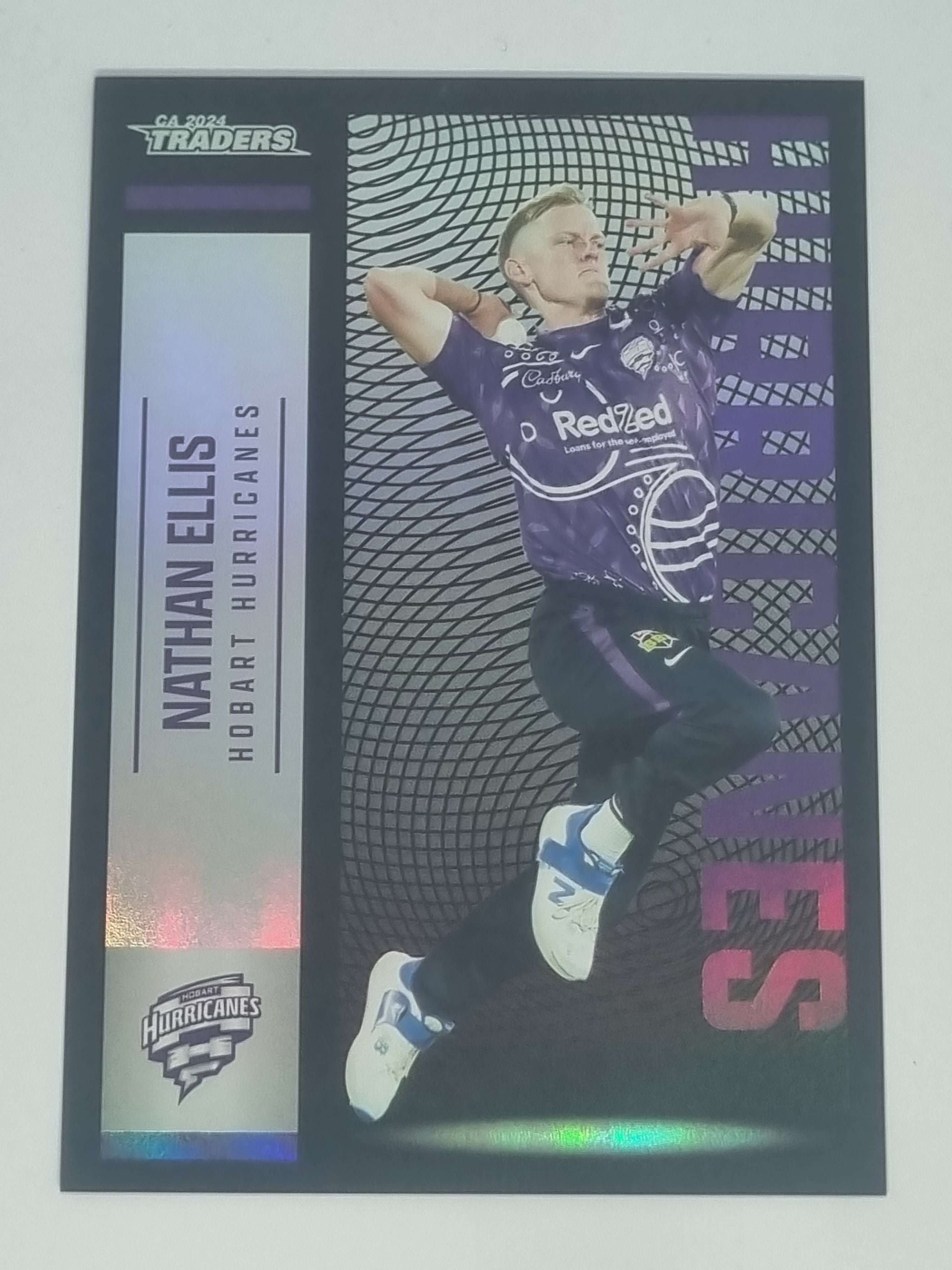 2024-25 LUXE Cricket Traders - Parallel - #P081 - Nathan Ellis - Hurricanes