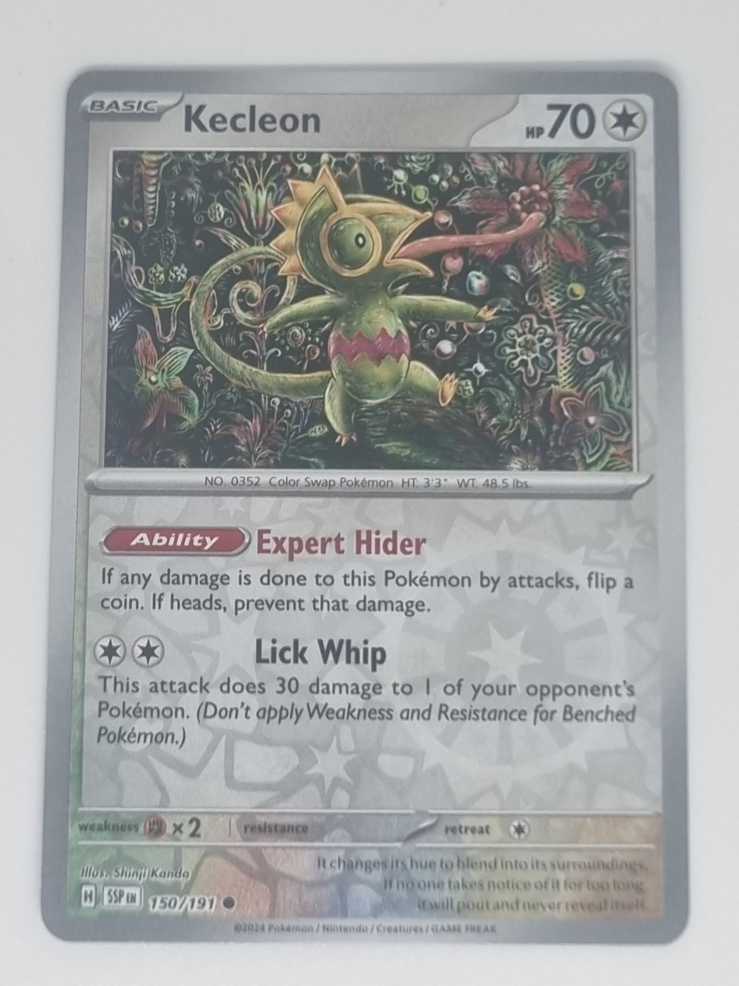 Pokemon TCG - Surging Sparks - #150/191 - Reverse Holo - Kecleon - Common