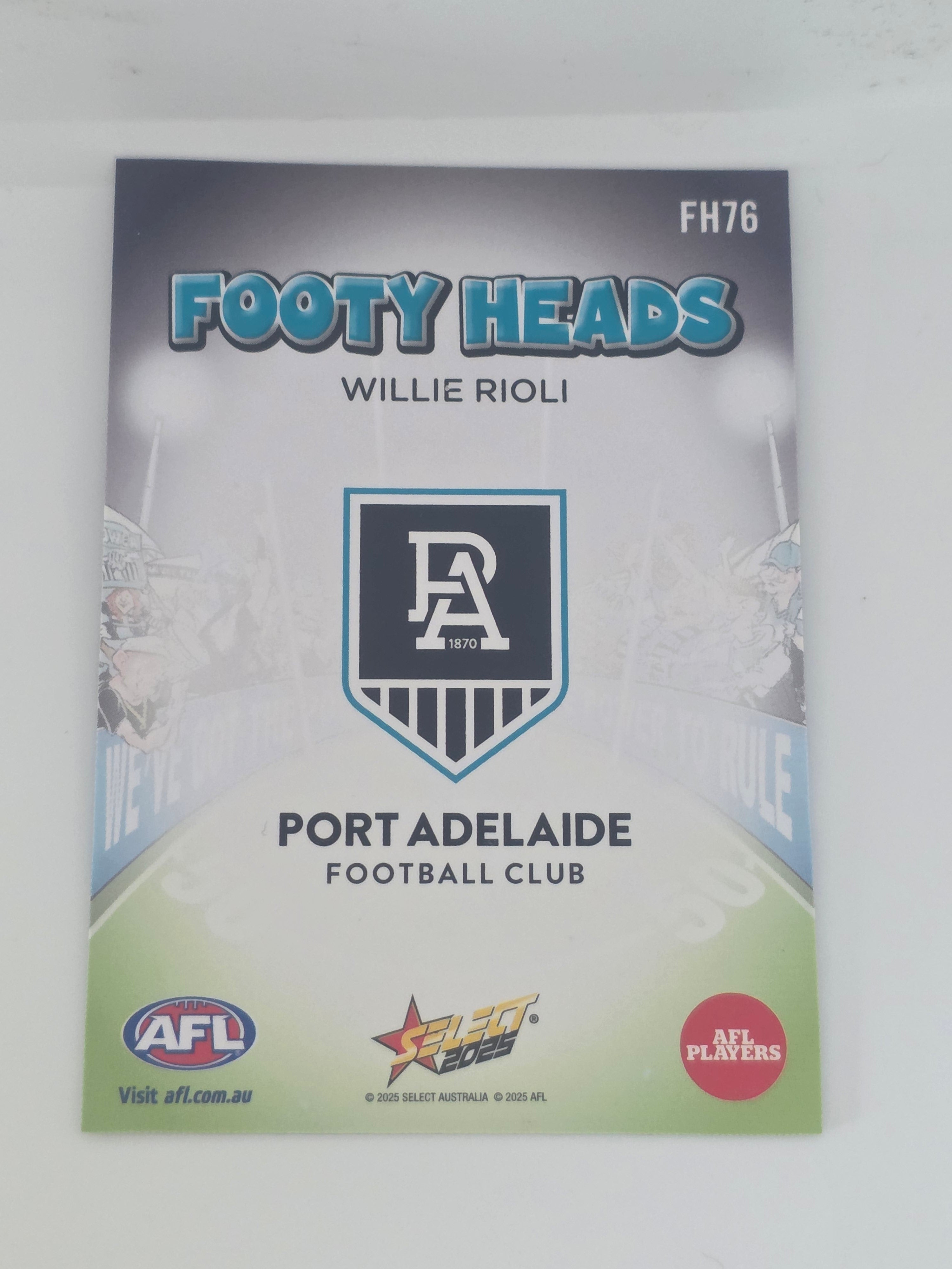AFL Footy Stars 2025 | Footy Heads | #FH76 | W. Rioli | Port Adelaide