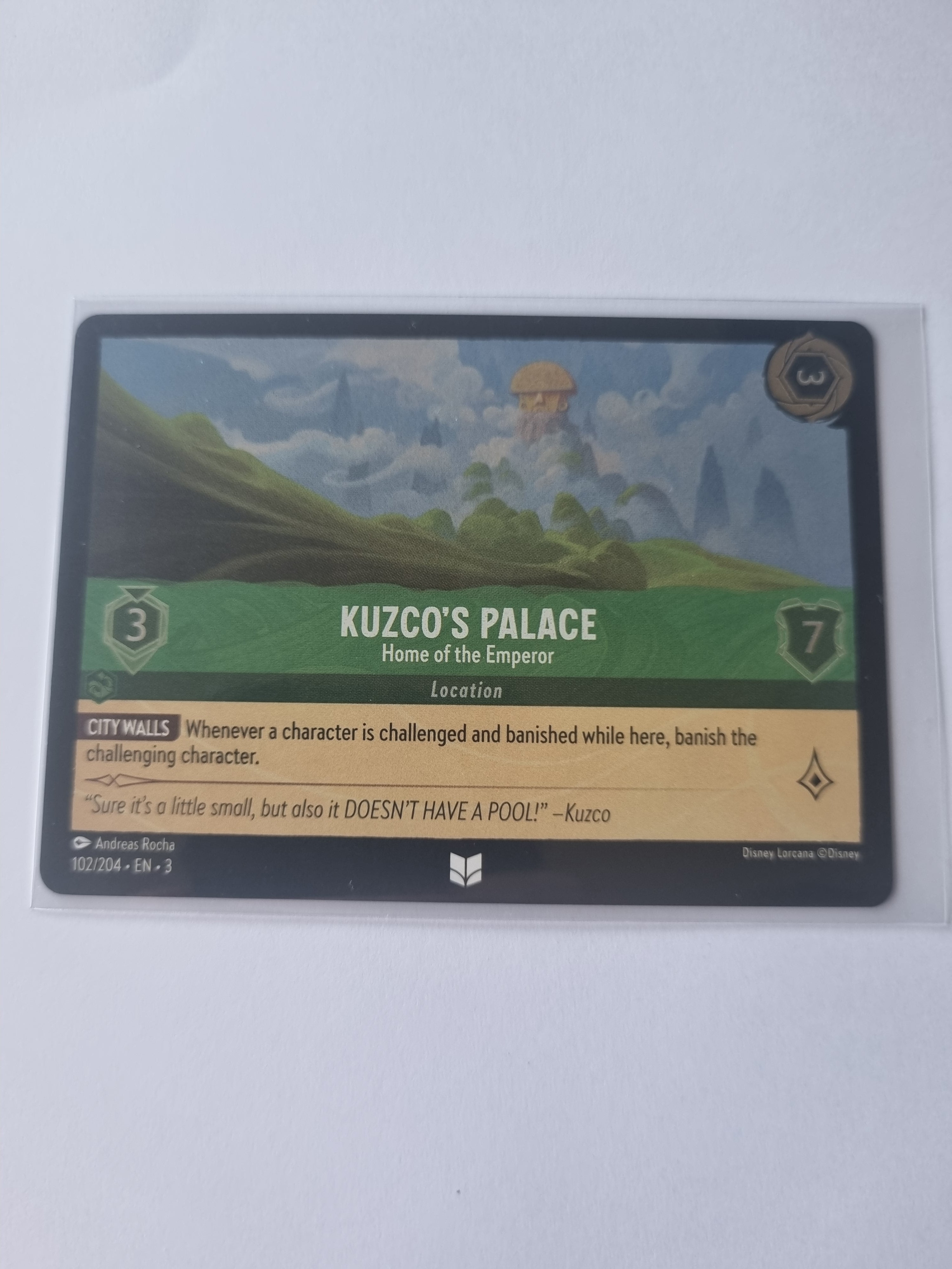 Inklands Coldfoil Kuzco's Palace Home of the Emperor 102/204 Uncommon
