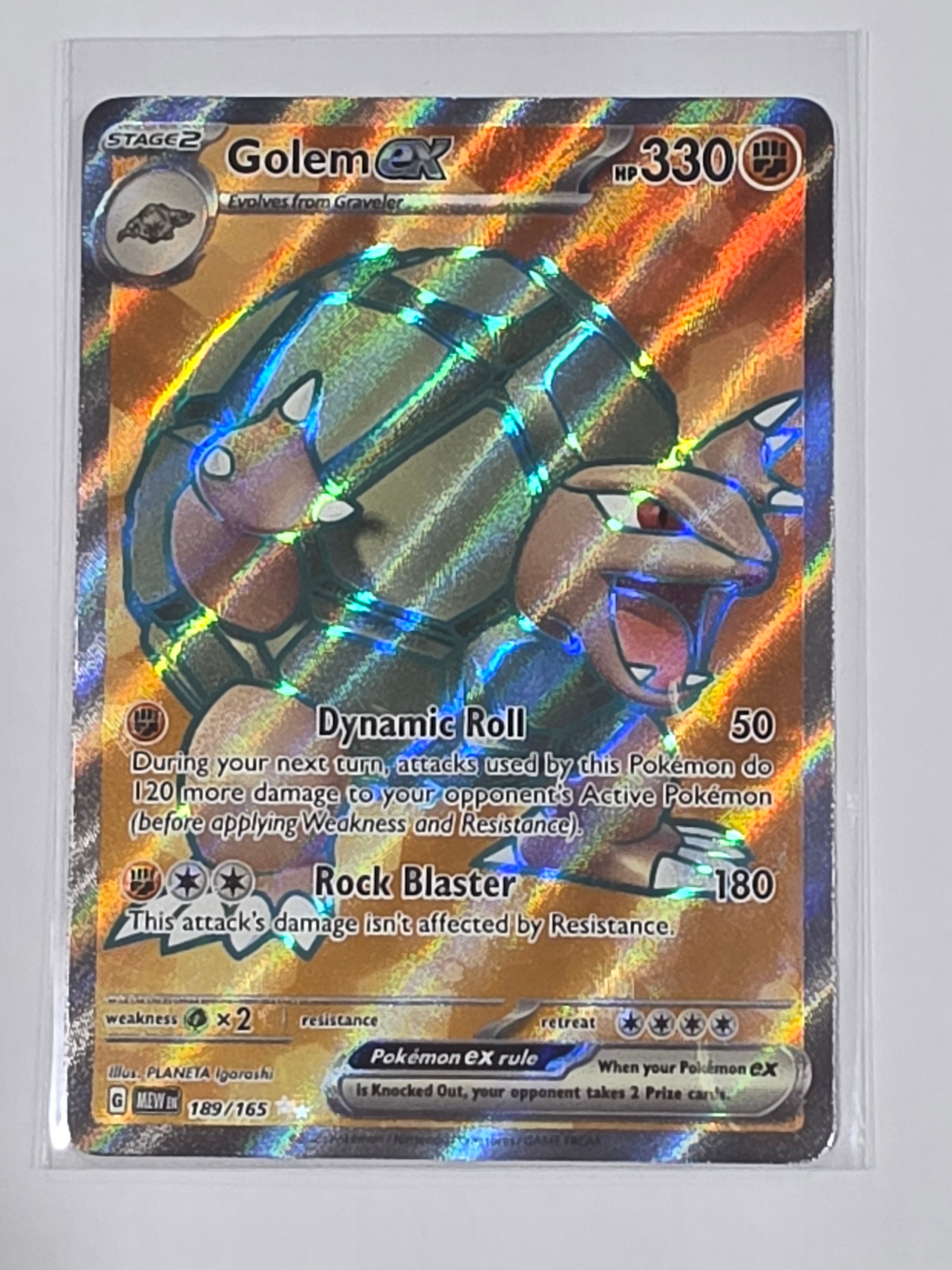 Pokemon TCG - Pokemon 151 - #189/165 - Golem ex - Full Art