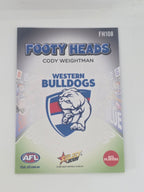 AFL Footy Stars 2025 | Footy Heads | #FH108 | C. Weightman | Western Bulldogs