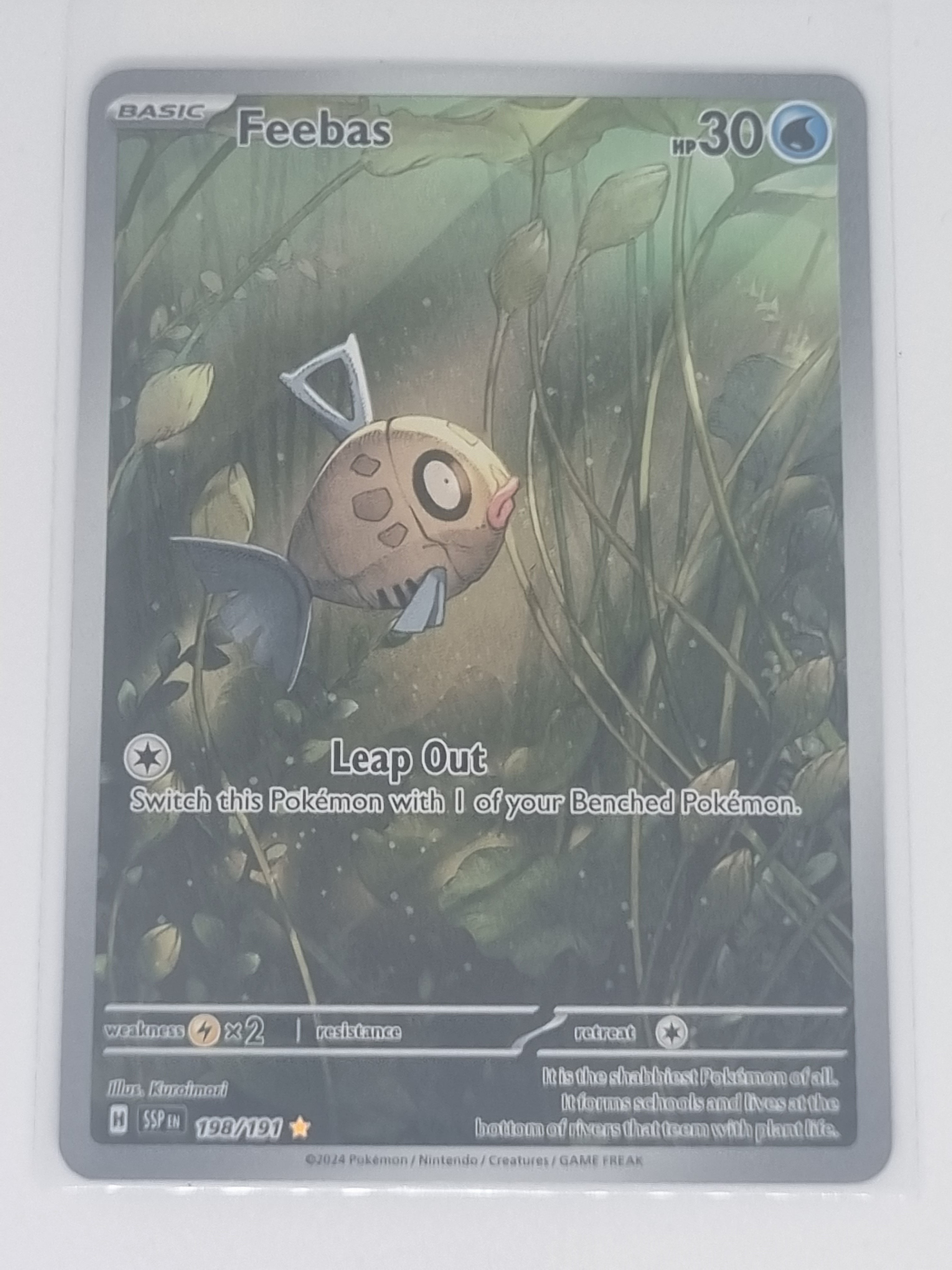 Pokemon TCG - Surging Sparks - #198/191 - Feebas - Illustration Rare