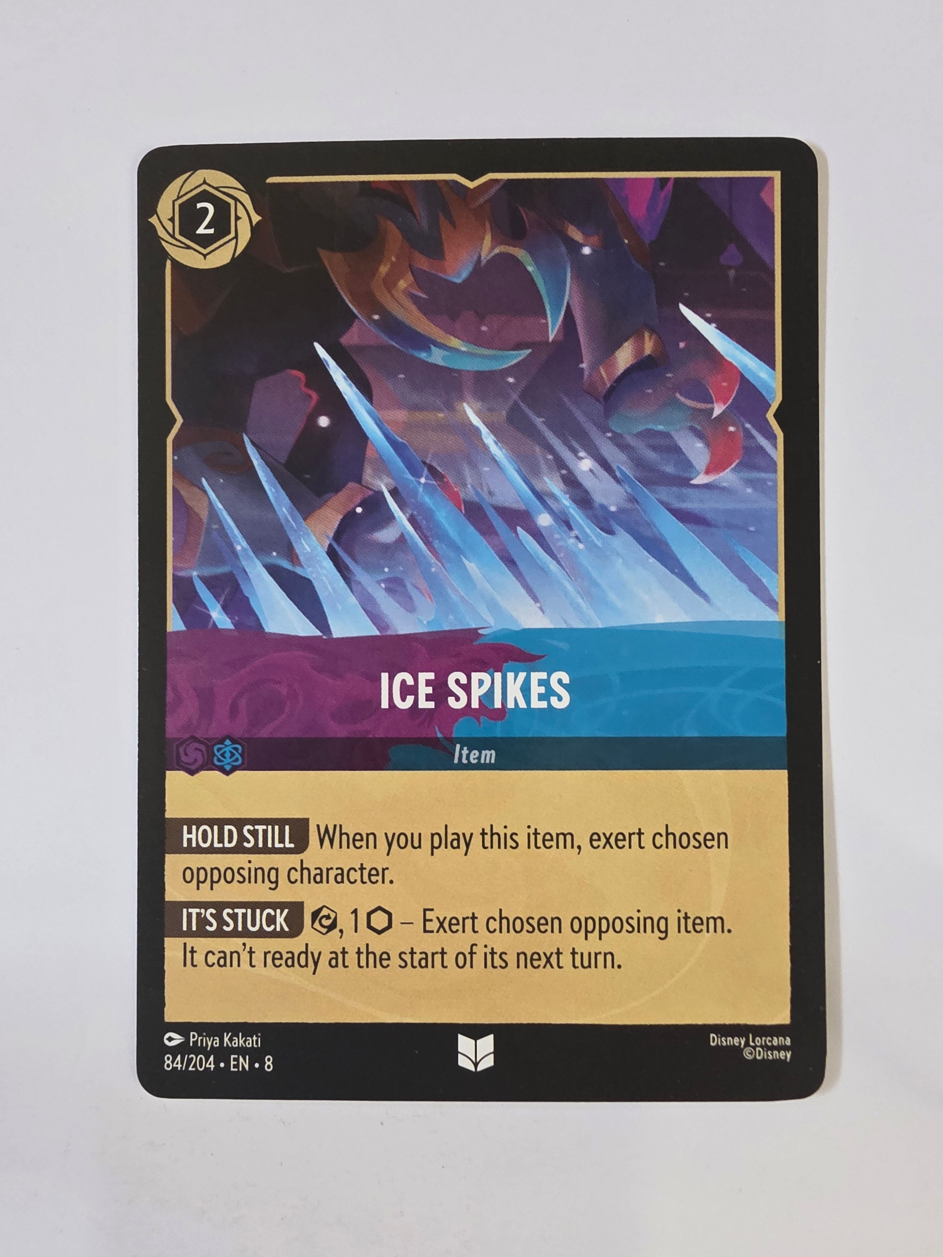 Disney Lorcana Reign of Jafar | Ice Spikes | #084 | Uncommon