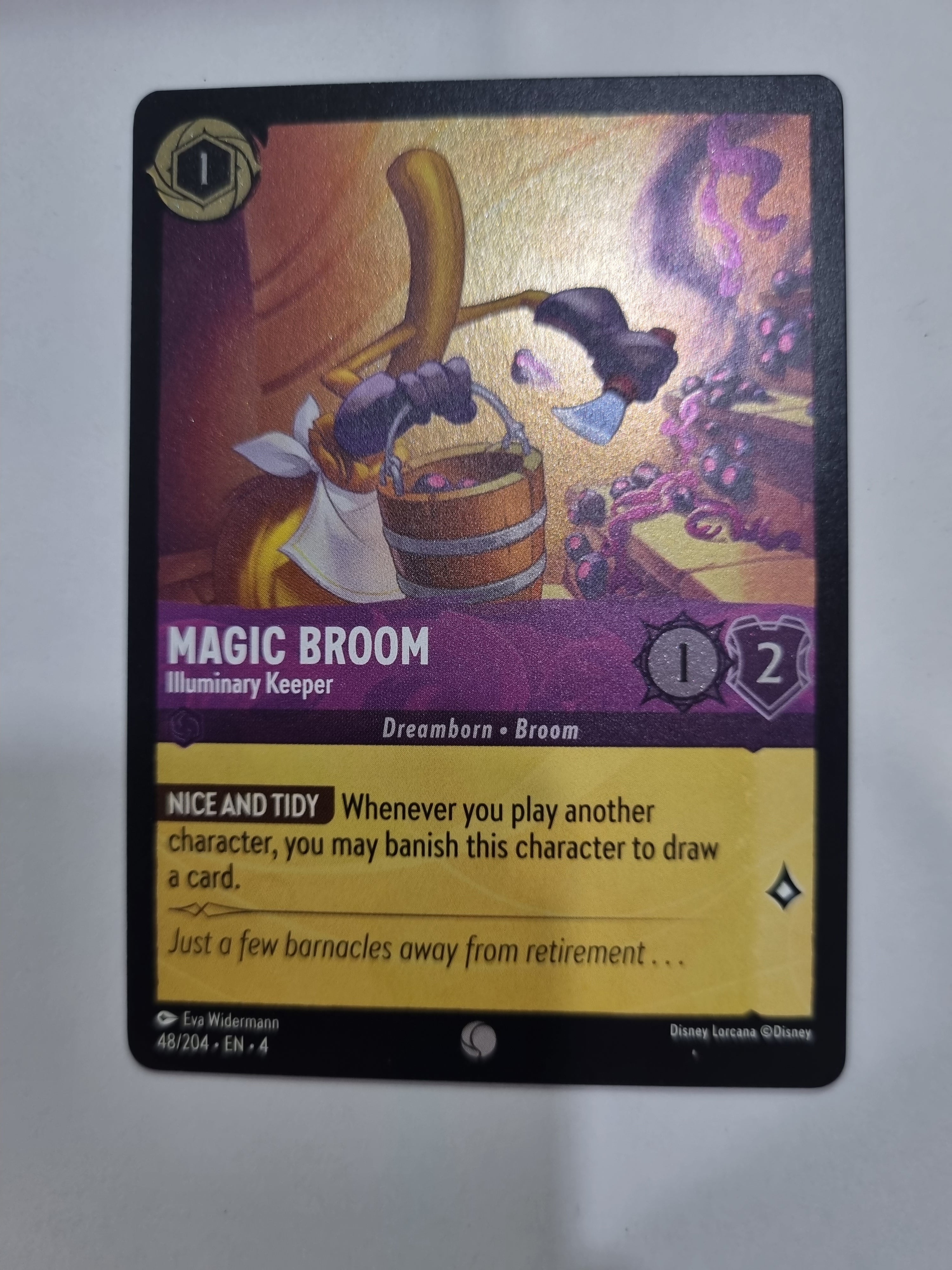 Ursula's Return - Coldfoil - Magic Broom - Illuminary Keeper - 48/204 - Common