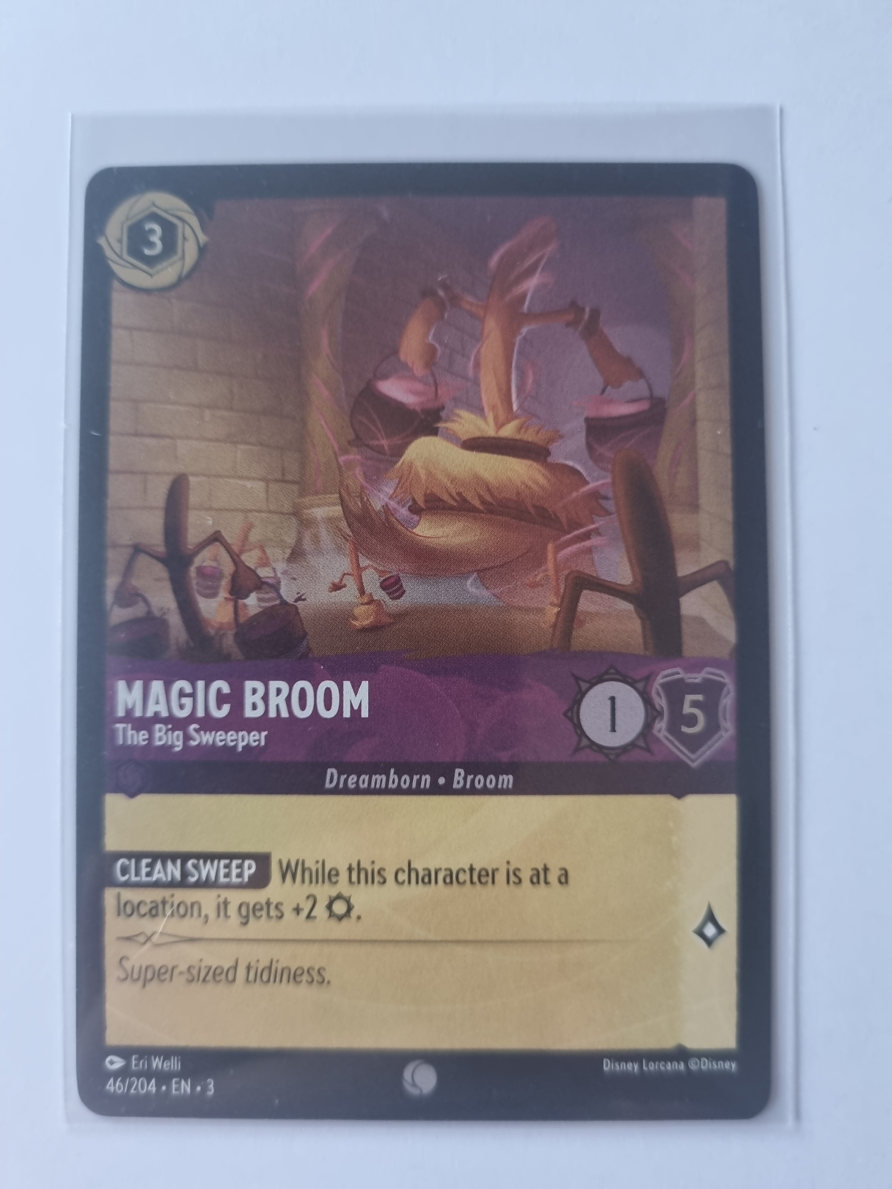 Into the Inklands Coldfoil Magic Broom - The Big Sweeper - 046/204 Common