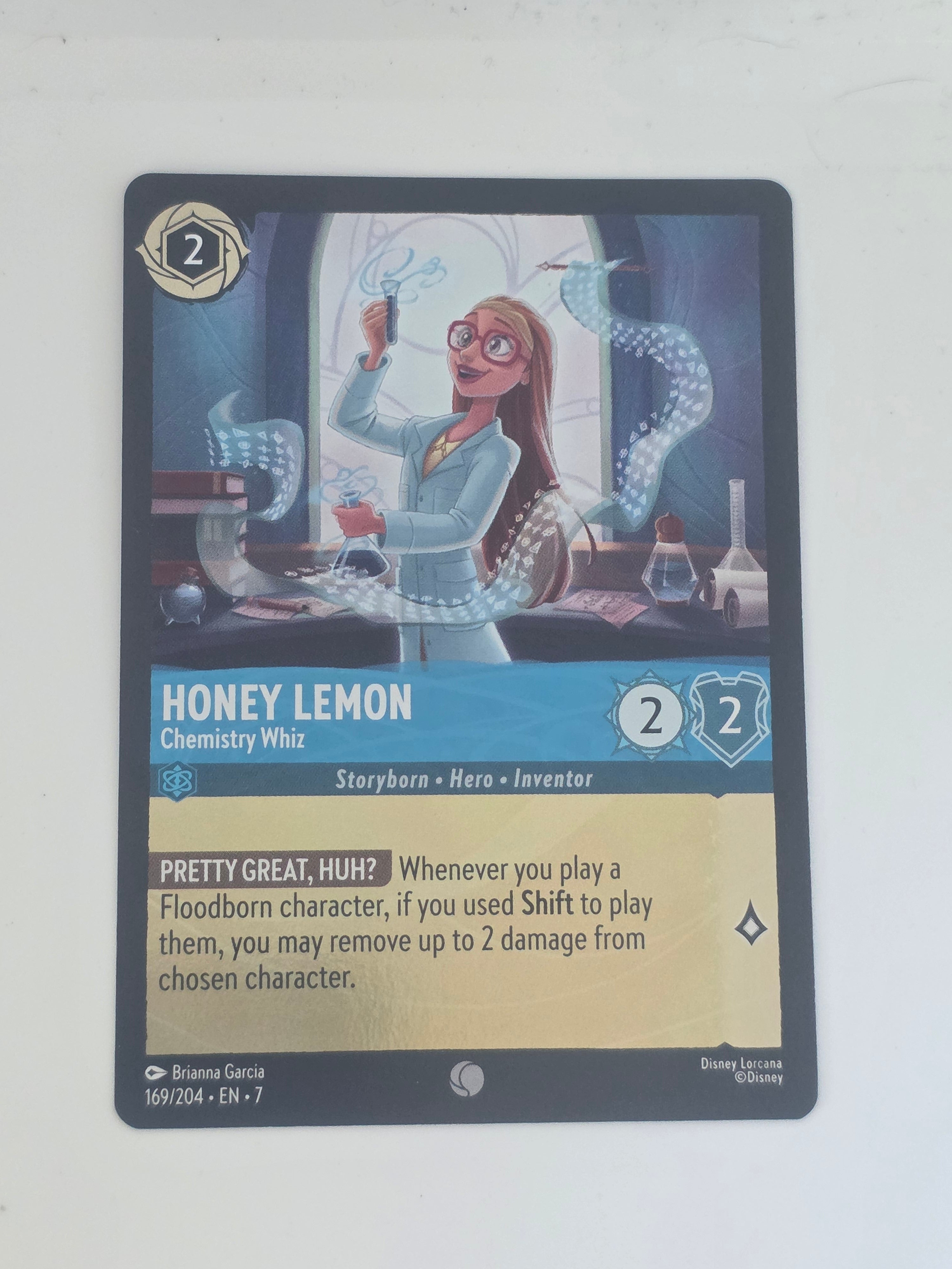 Lorcana | Archazia's Island COLDFOIL #169/204 Honey Lemon Chemistry Wiz | Common