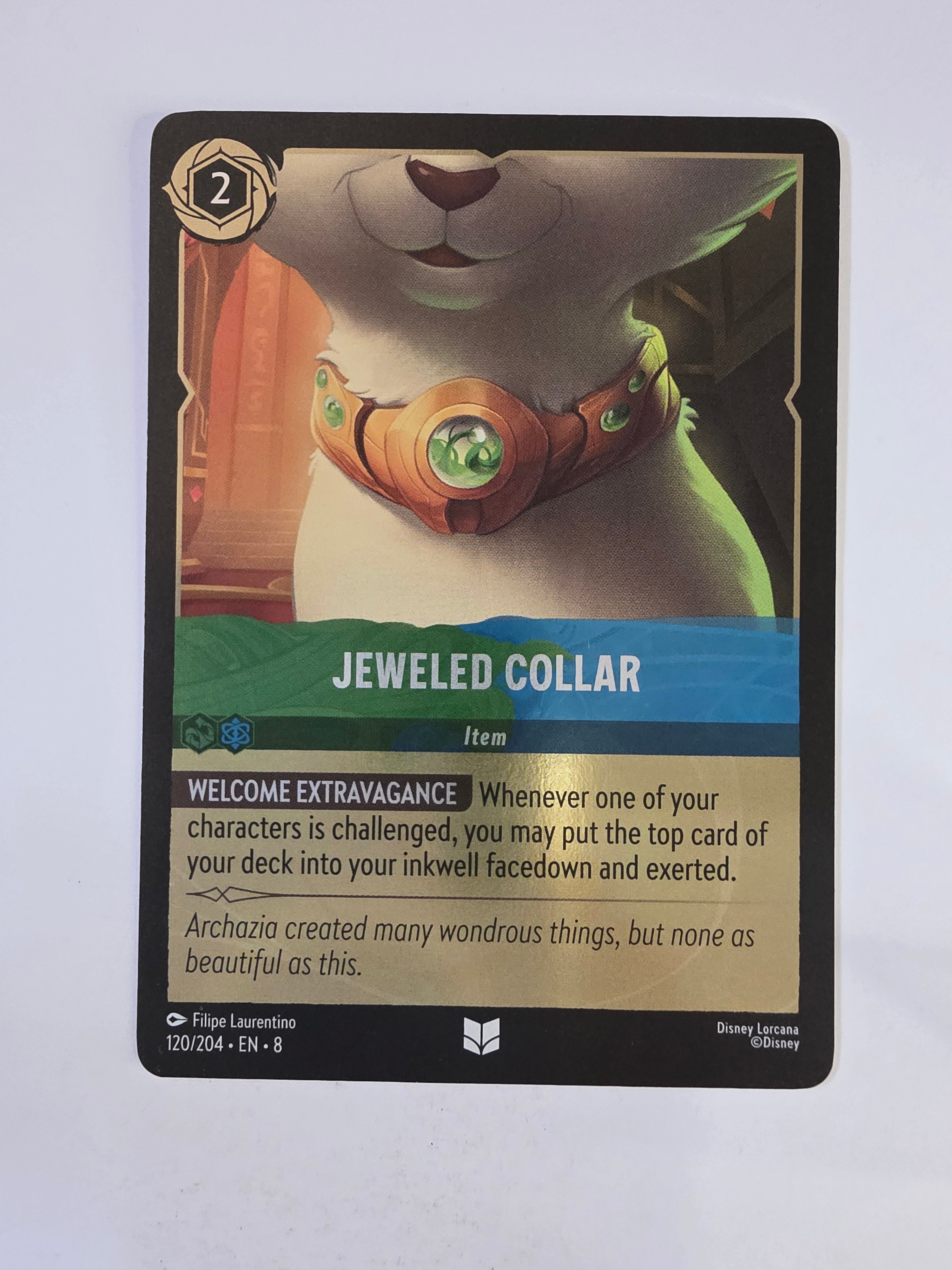 Disney Lorcana Reign of Jafar | Coldfoil | Jeweled Collar | #120 | Uncommon