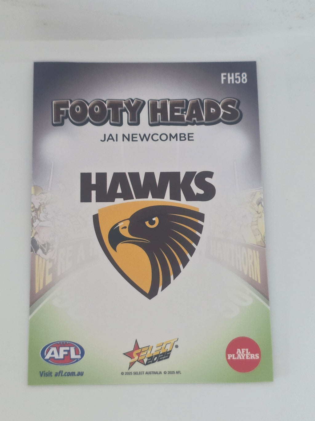 AFL Footy Stars 2025 | Footy Heads | #FH58 | J. Newcombe | Hawthorn