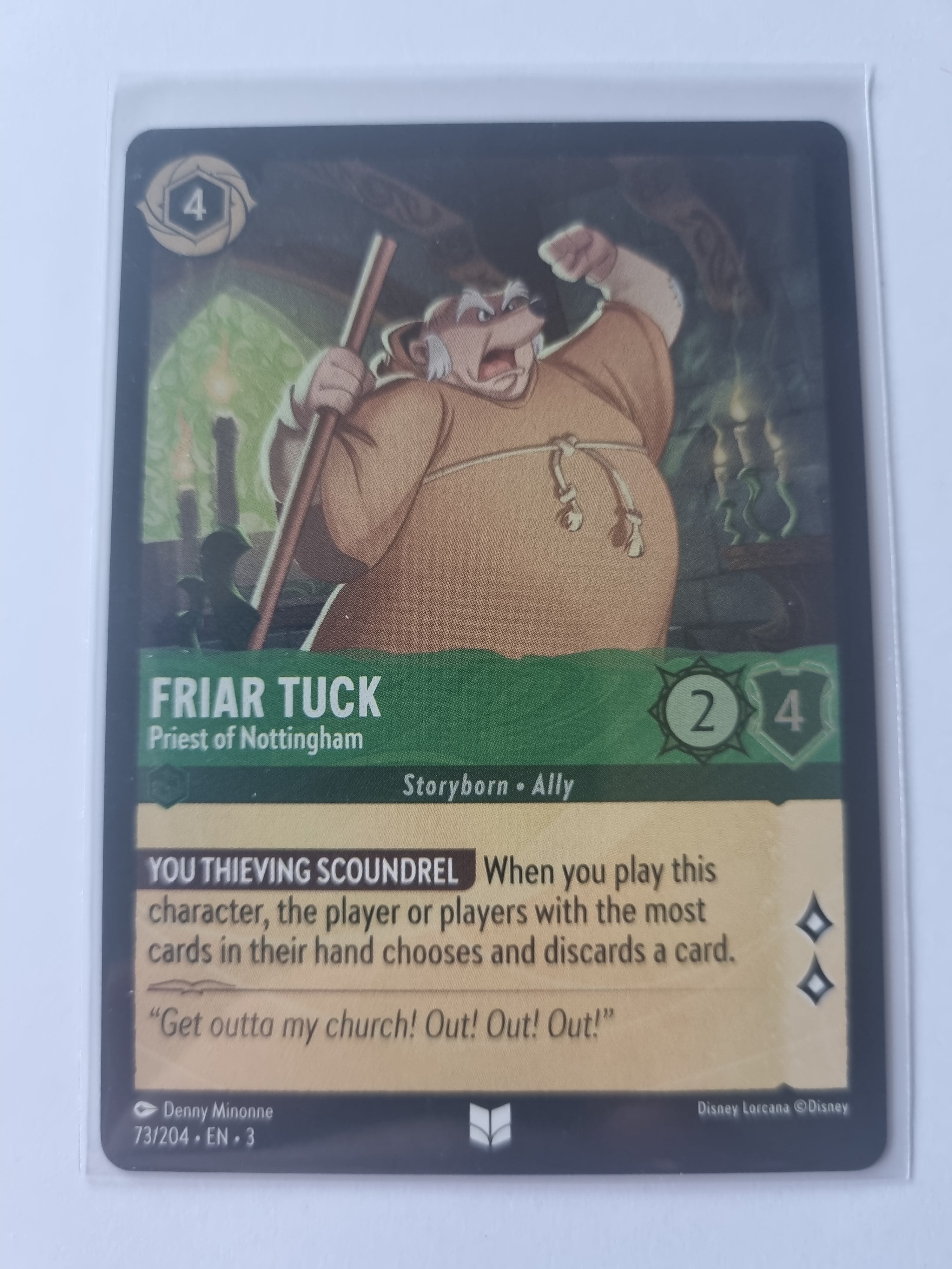 Into the Inklands Coldfoil Friar Tuck - Priest of Nottingham 73/204 Uncommon
