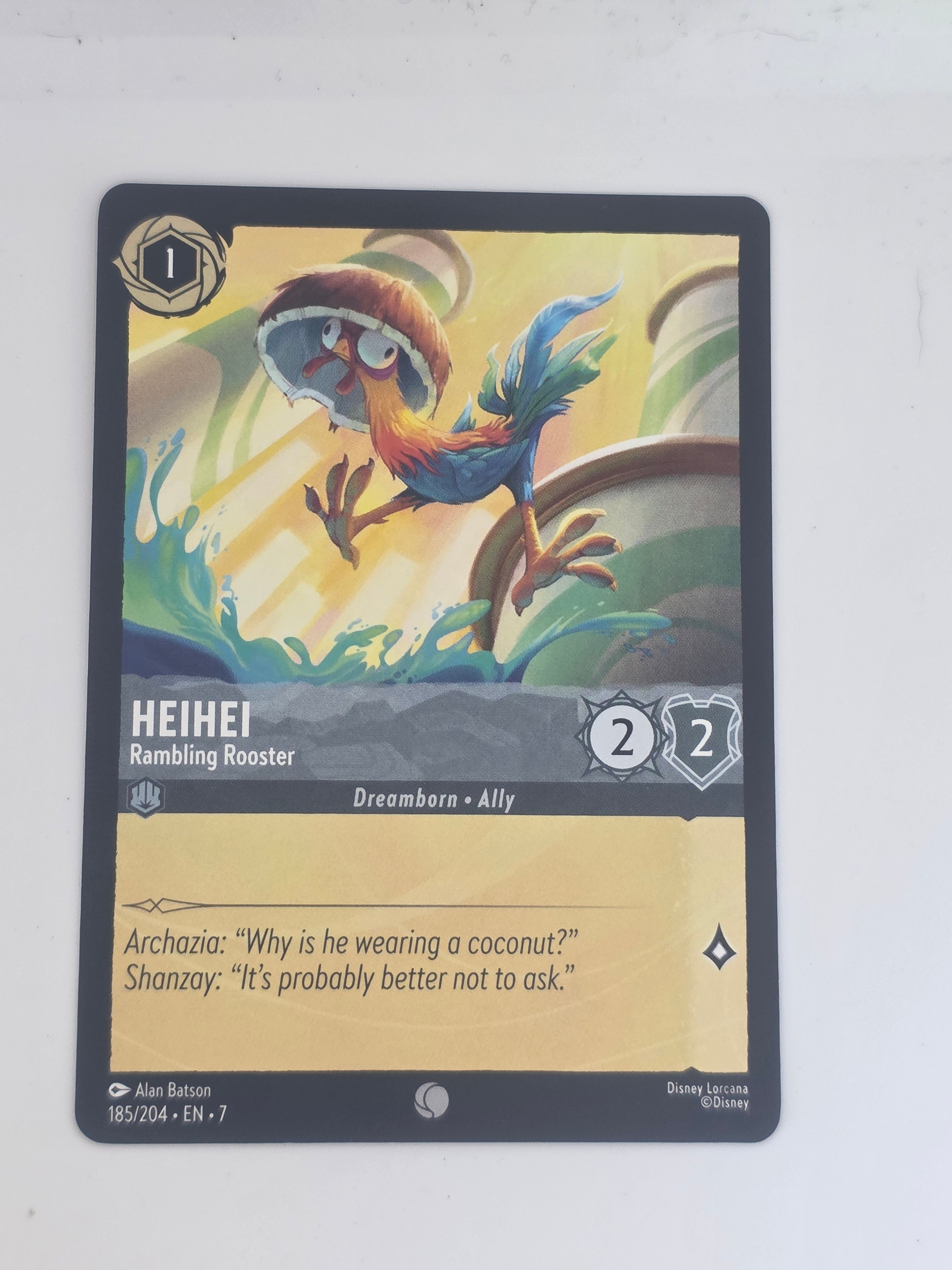 Lorcana | Archazia's Island | #185/204 | HeiHei - Rambling Rooster | Common