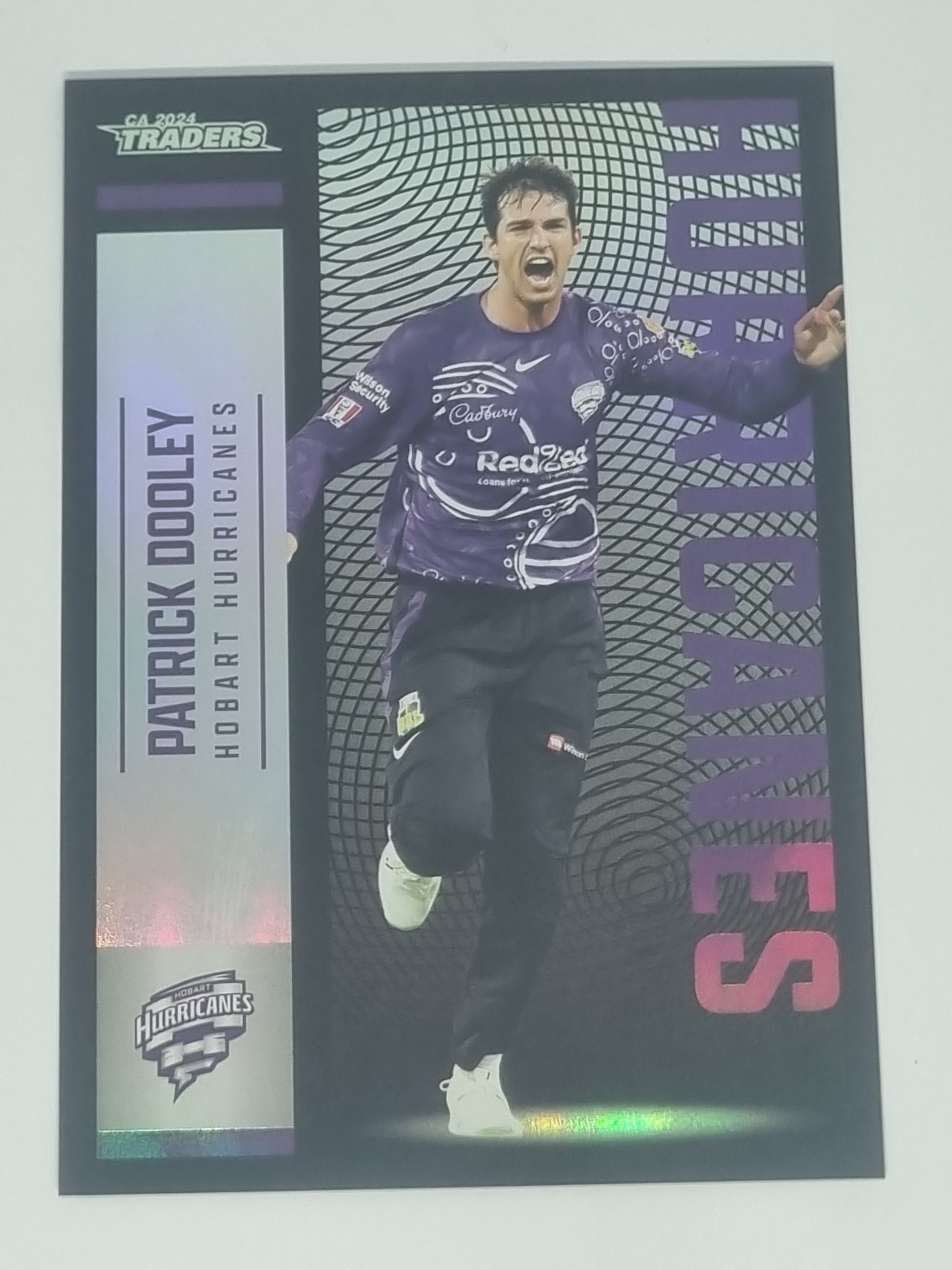 2024-25 LUXE Cricket Traders - Parallel - #P080 - Patrick Dooley - Hurricanes