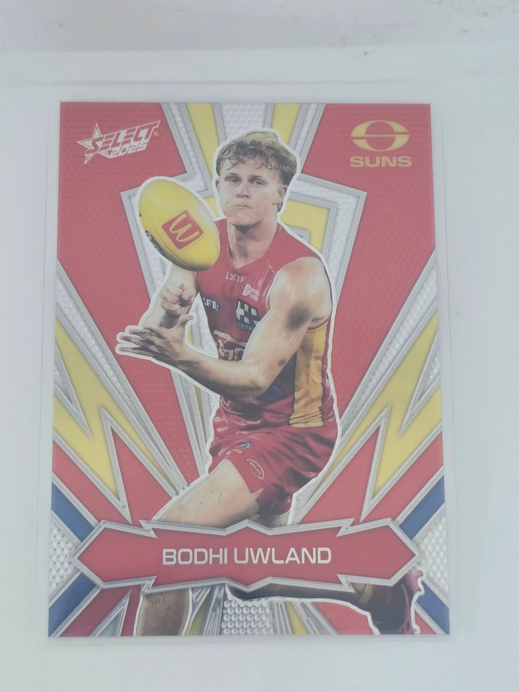 AFL Footy Stars 2025 Luminous Thunderbolt Gold #LT107 B. Uwland Suns #370/399