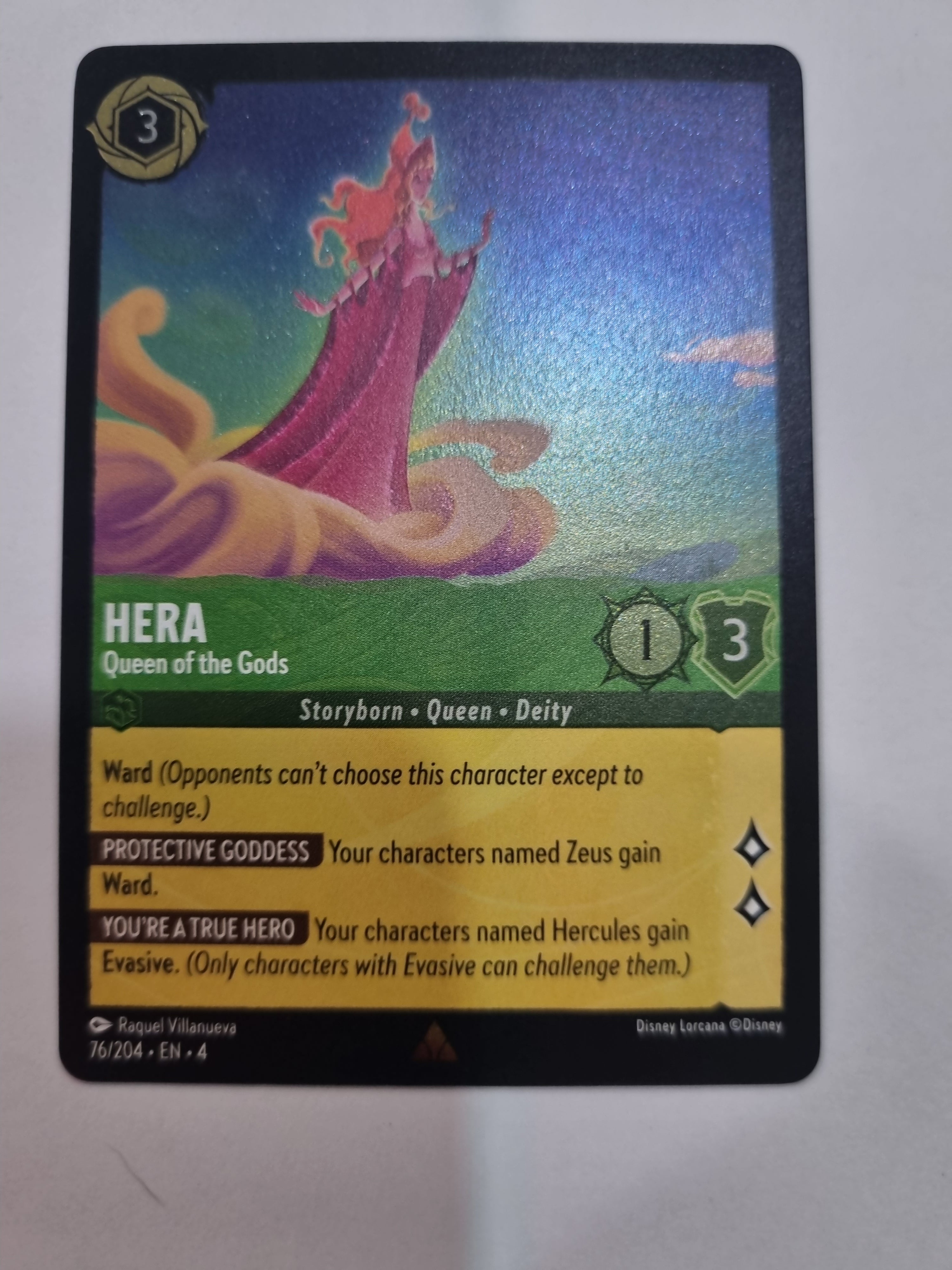 Ursula's Return - Coldfoil - Hera - Queen of the Gods - 76/204 - Rare