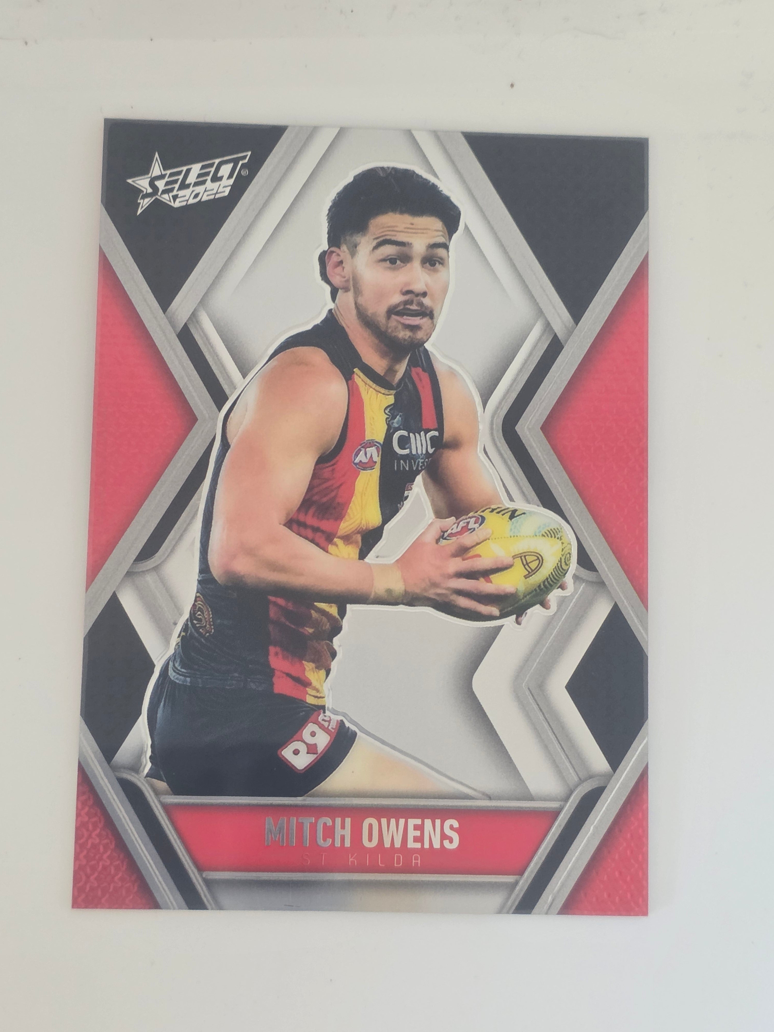 AFL Footy Stars 2025 | Luminous Base | #L158 | M. Owens | St Kilda