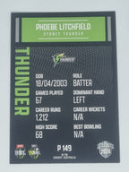 2024-25 LUXE Cricket Traders - Parallel - #P149 - Phoebe Litchfield - Thunder