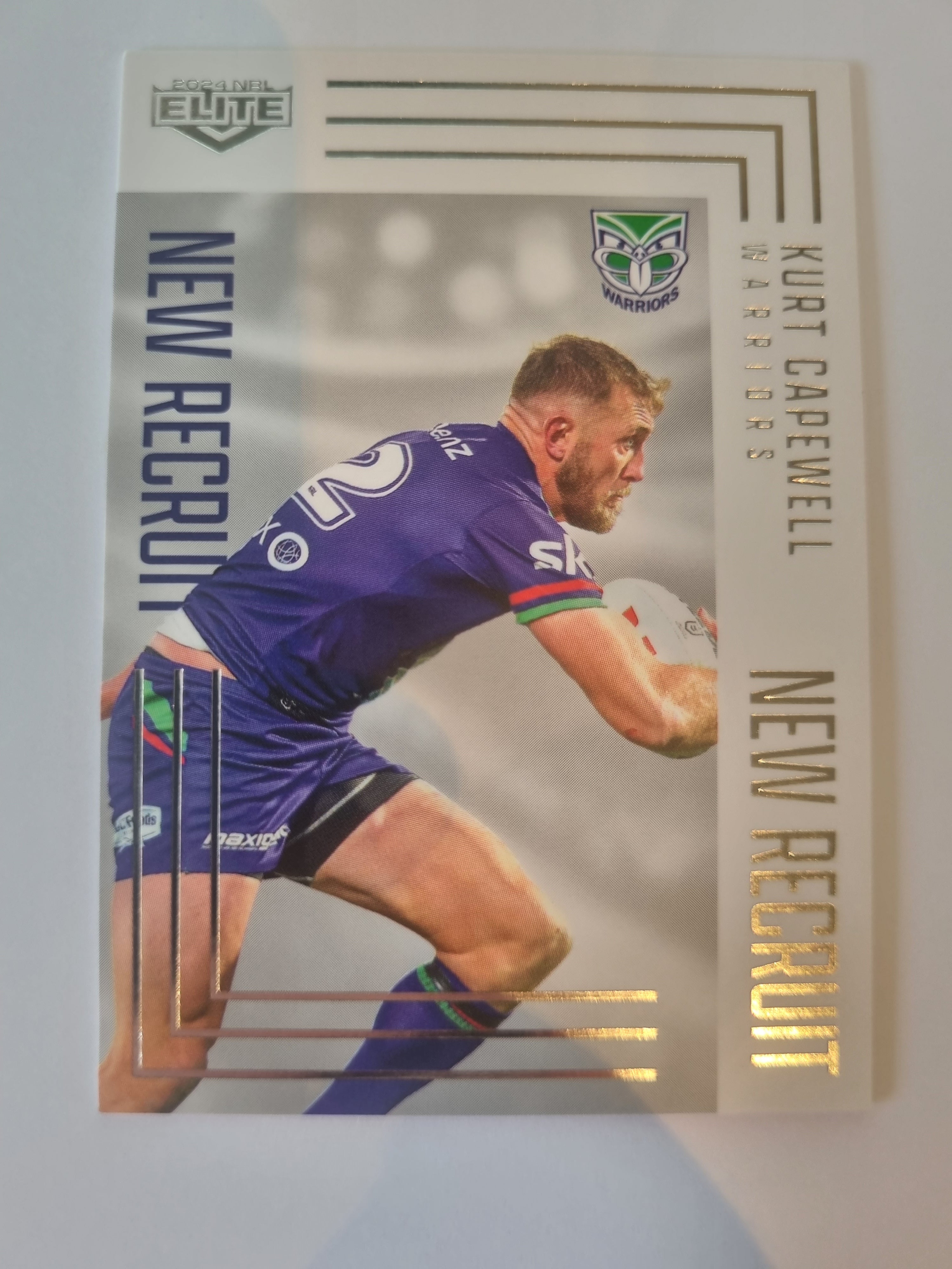 2024 Elite NRL - New Recruit - #NR31 - Kurt Capewell - Warriors