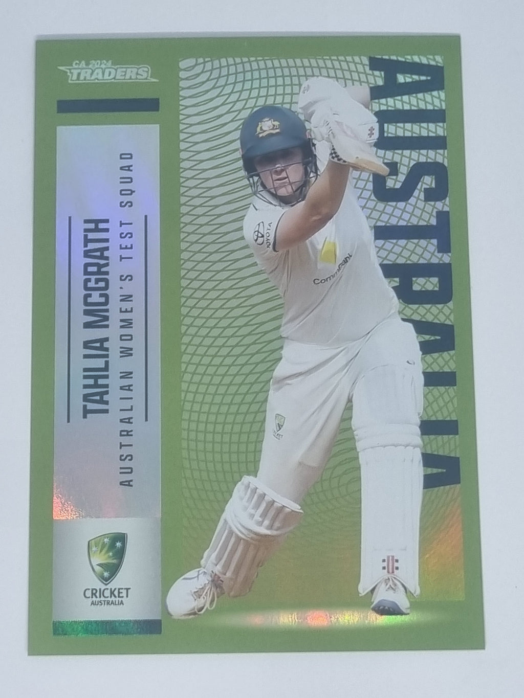 2024-25 LUXE Cricket Traders - Parallel - #P033 - Tahlia McGrath - Aust Test