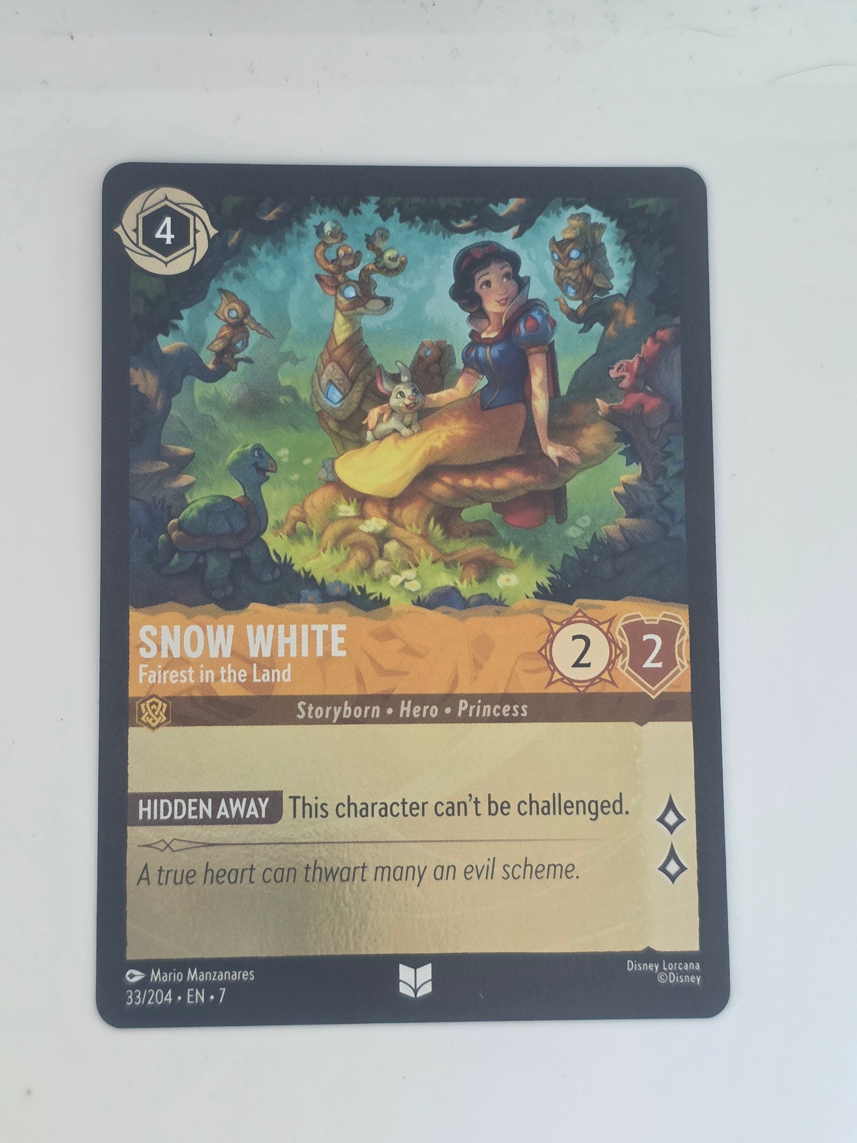 Lorcana | Archazia's Island COLDFOIL #33/204 Snow White Fairest in the Land U/C