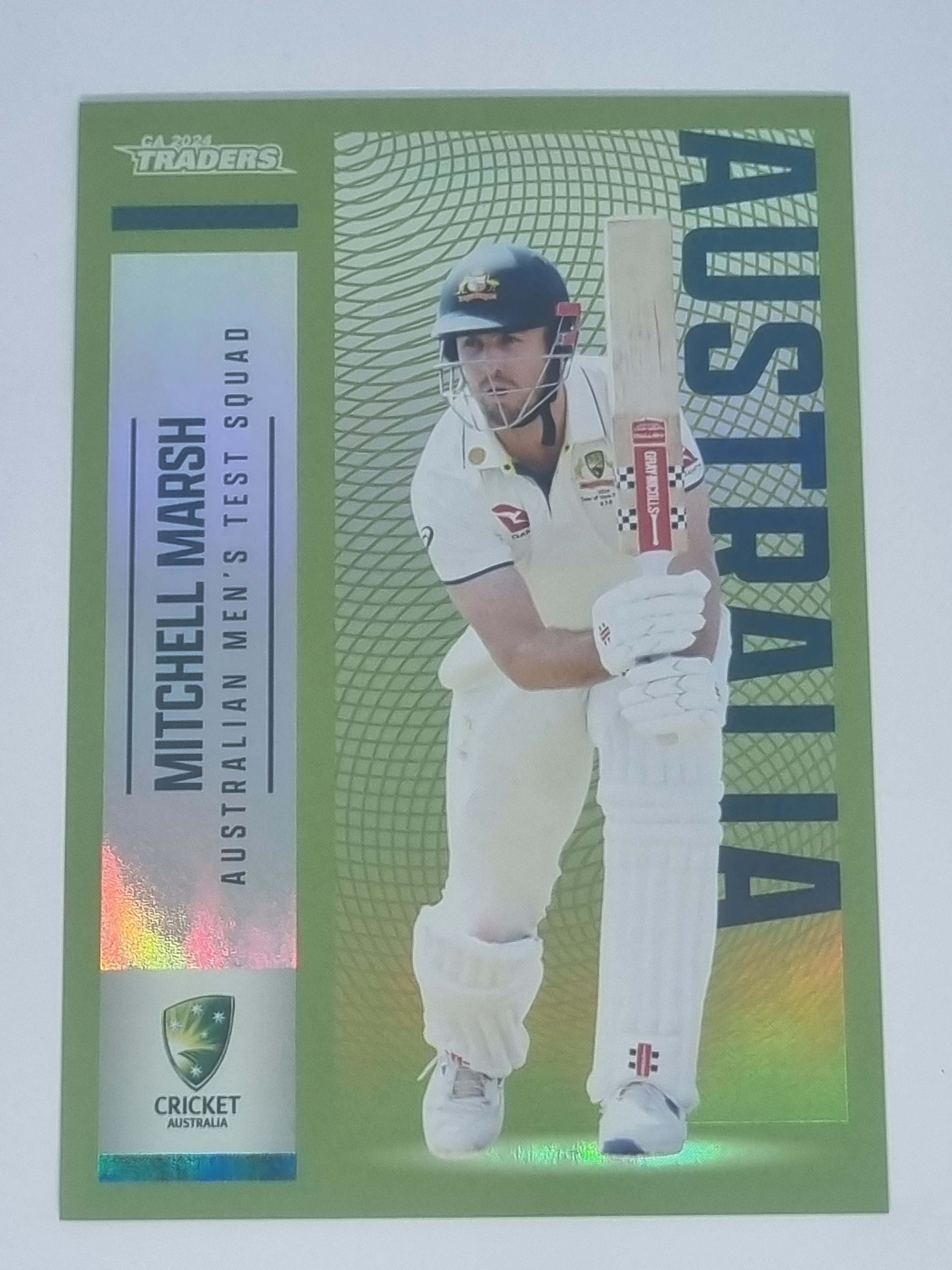 2024-25 LUXE Cricket Traders - Parallel - #P008 - Mitchell Marsh - Aust Test