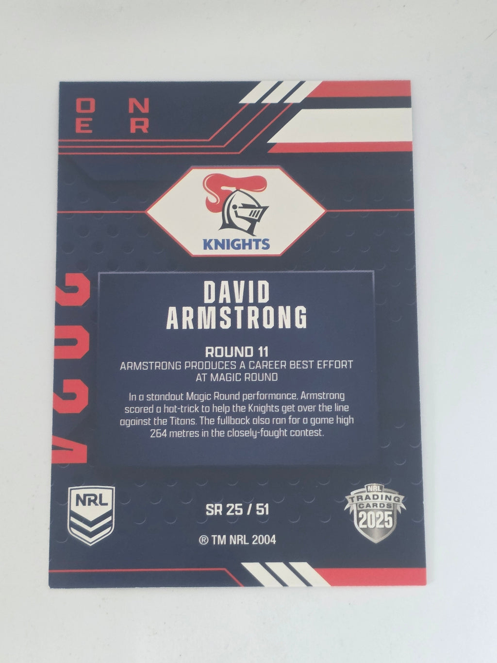 NRL 2025 Traders | 2024 Season to Remember | #SR25 | David Armstrong | Knights