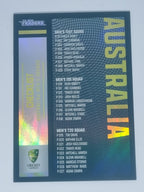 2024-25 LUXE Cricket Traders - Parallel - #P151 - Checklist - Australian Squads